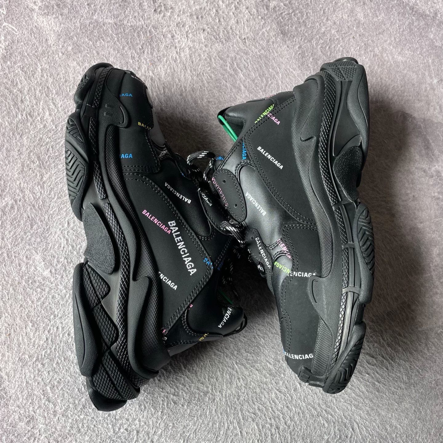 Balenciaga Balenciaga Black Lowtop Sneakers S Men Size US 10 / EU 43 - 7 Thumbnail