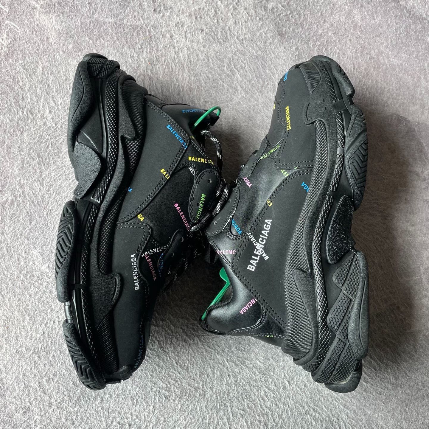 Balenciaga Balenciaga Black Lowtop Sneakers S Men Size US 10 / EU 43 - 8 Thumbnail