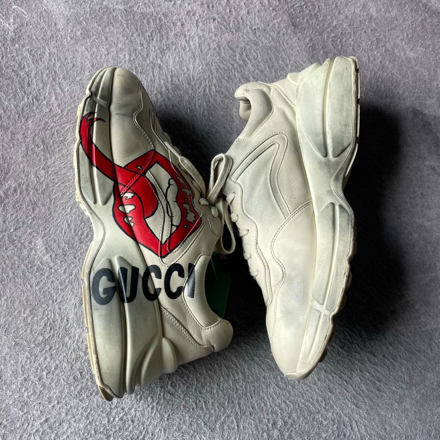 Gucci Gucci Red Lowtop Sneakers L Men Size US 10 / EU 43 - 6 Thumbnail