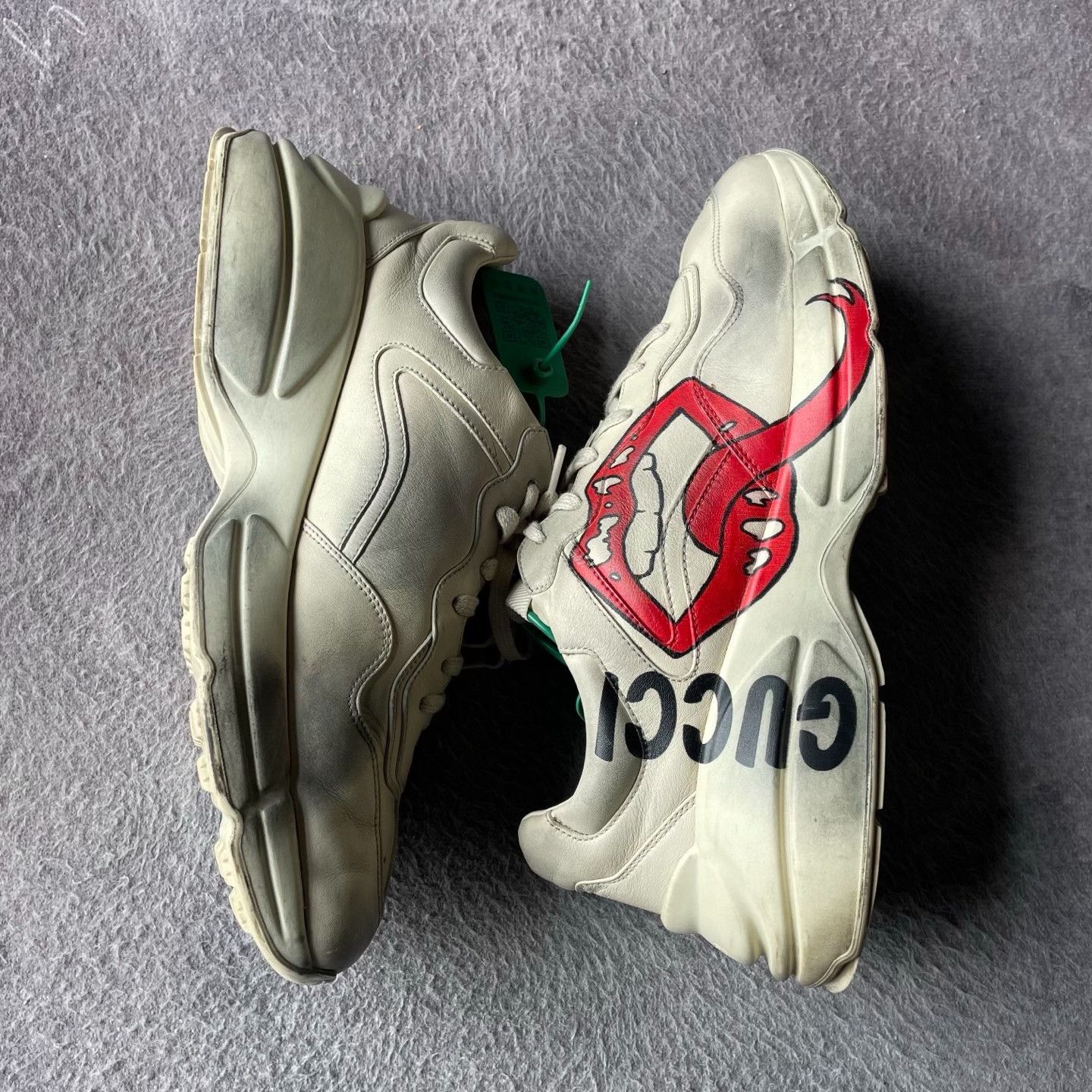 Gucci Gucci Red Lowtop Sneakers L Men Size US 10 / EU 43 - 7 Thumbnail