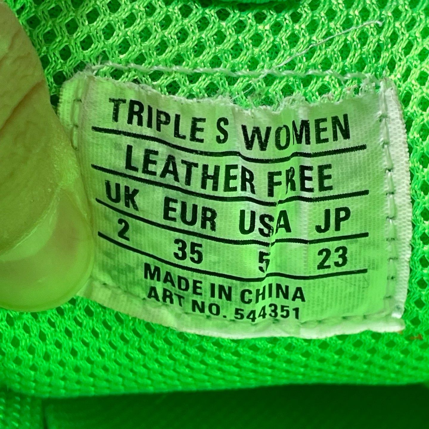 Balenciaga Balenciaga Green Lowtop Sneakers S Women Size US 6 / IT 36 - 6 Thumbnail