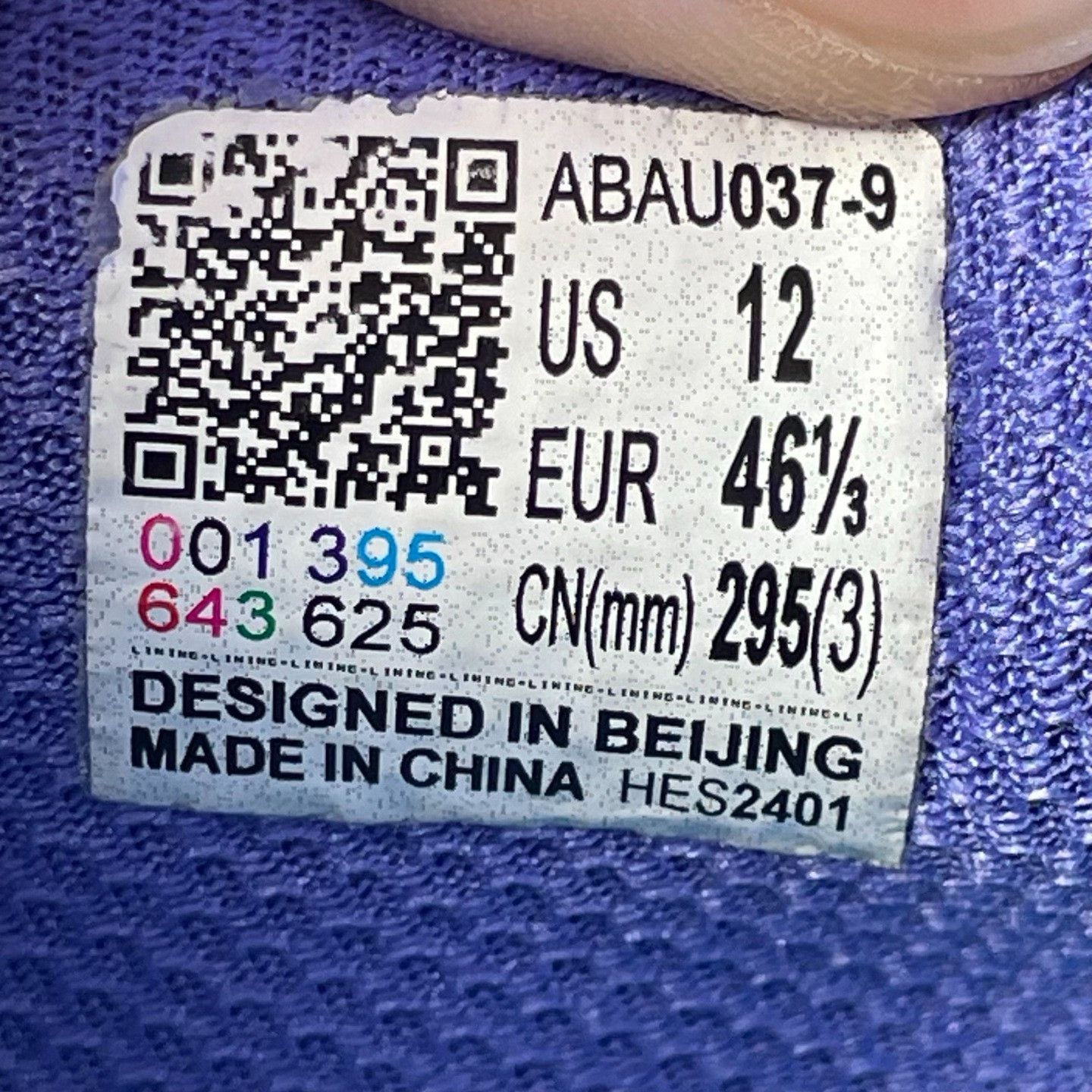 Li-Ning Li-Ning Purple Lowtop Sneakers 46 Men Size US 12 / EU 45 - 6 Thumbnail