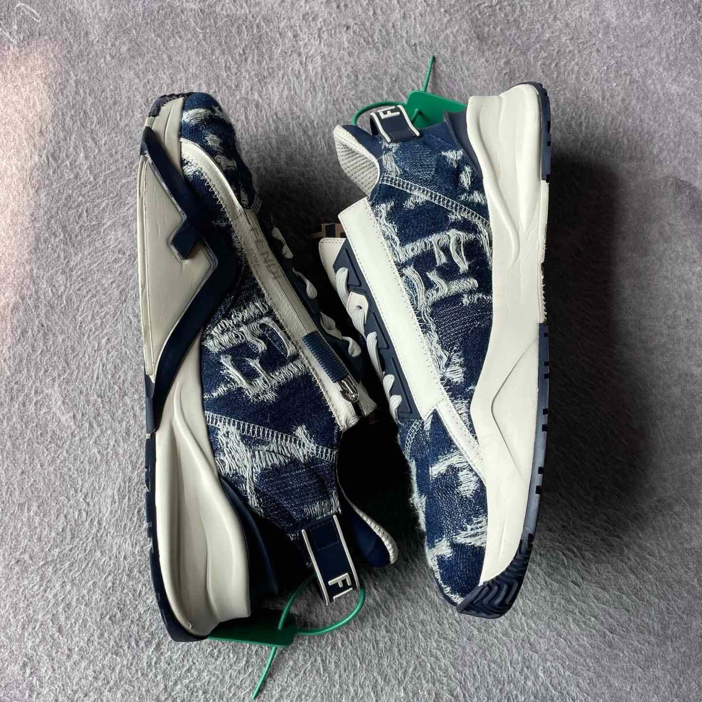 Fendi Fendi Blue Lowtop Sneakers 43 Men Size US 10 / EU 43 - 6 Thumbnail