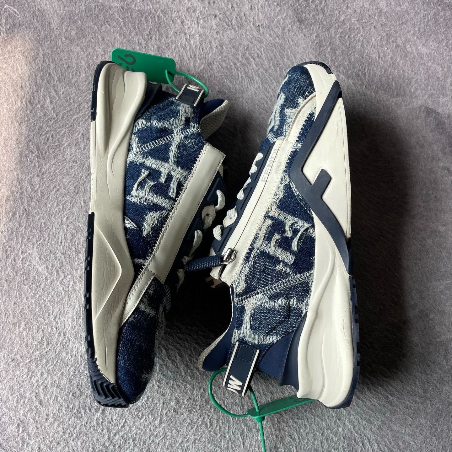 Fendi Fendi Blue Lowtop Sneakers 43 Men Size US 10 / EU 43 - 7 Thumbnail