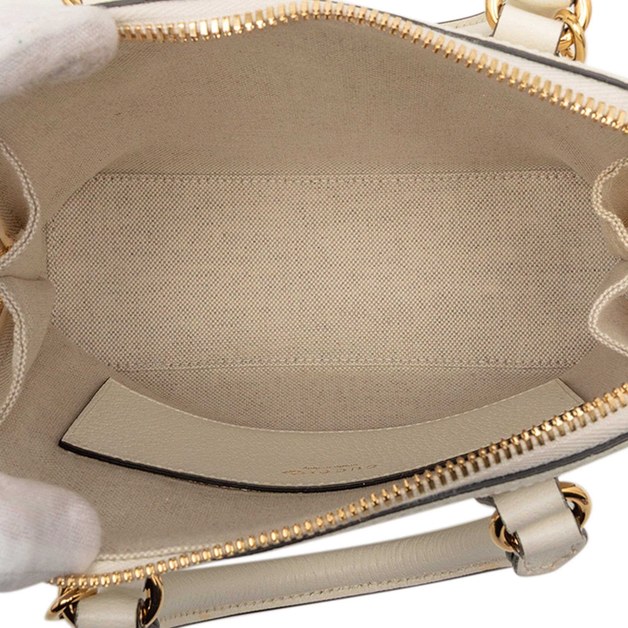 Gucci Adidas Mini Leather Horsebit 1955 Top Handle Bag Size ONE SIZE - 4 Thumbnail