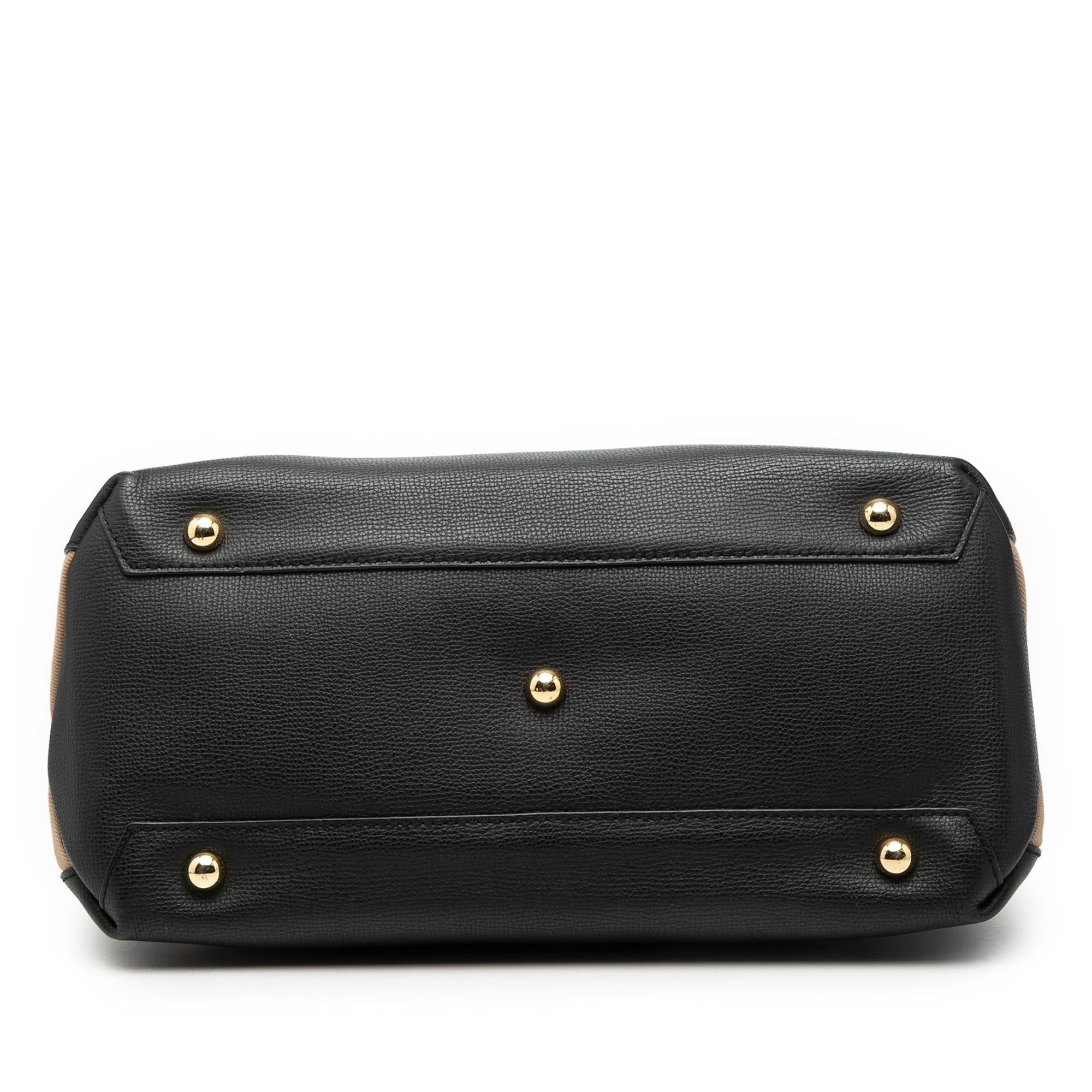 Burberry Medium Leather and House Check Banner Satchel Size ONE SIZE - 3 Thumbnail