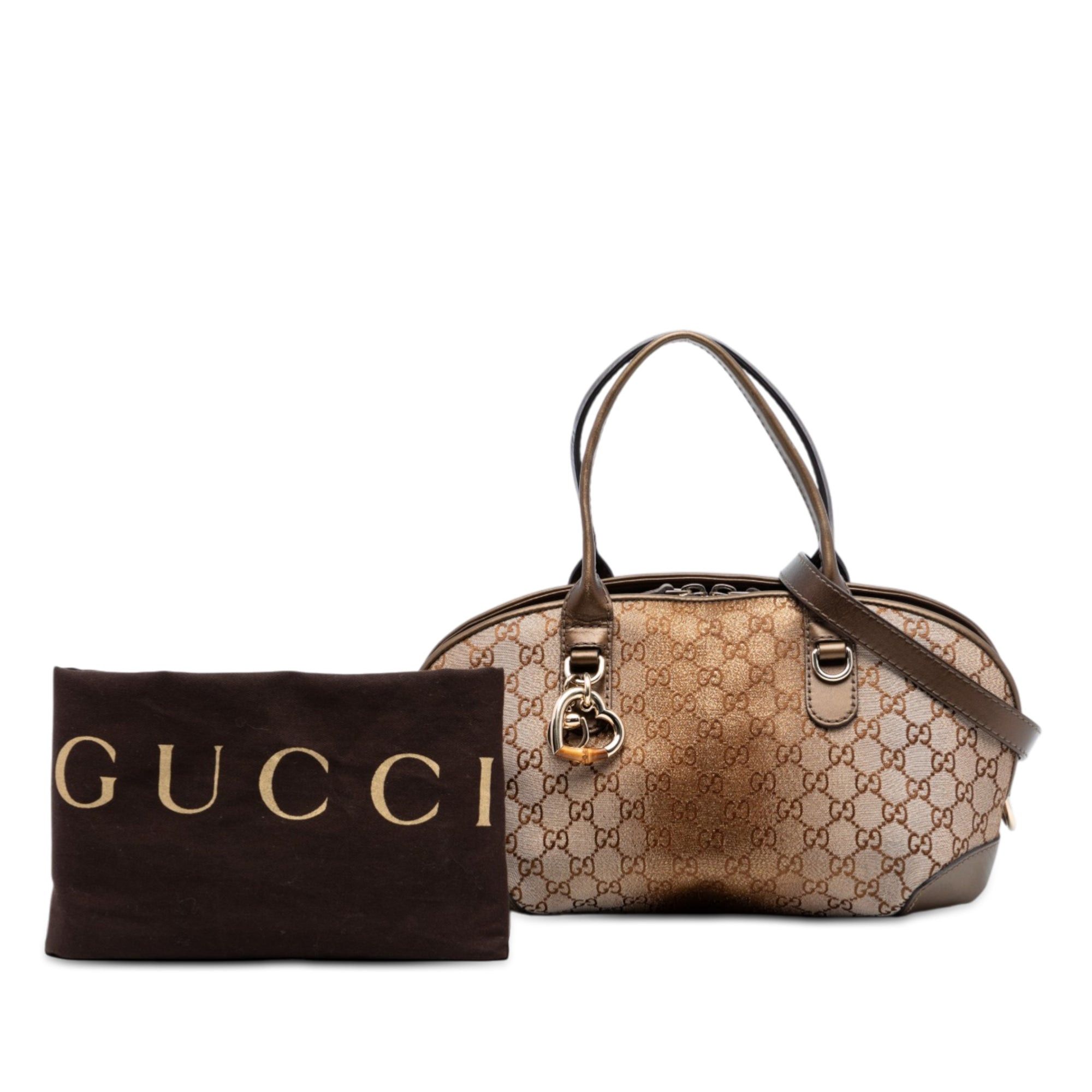 Gucci GG Lurex Heart Bit Satchel Size ONE SIZE - 8 Thumbnail