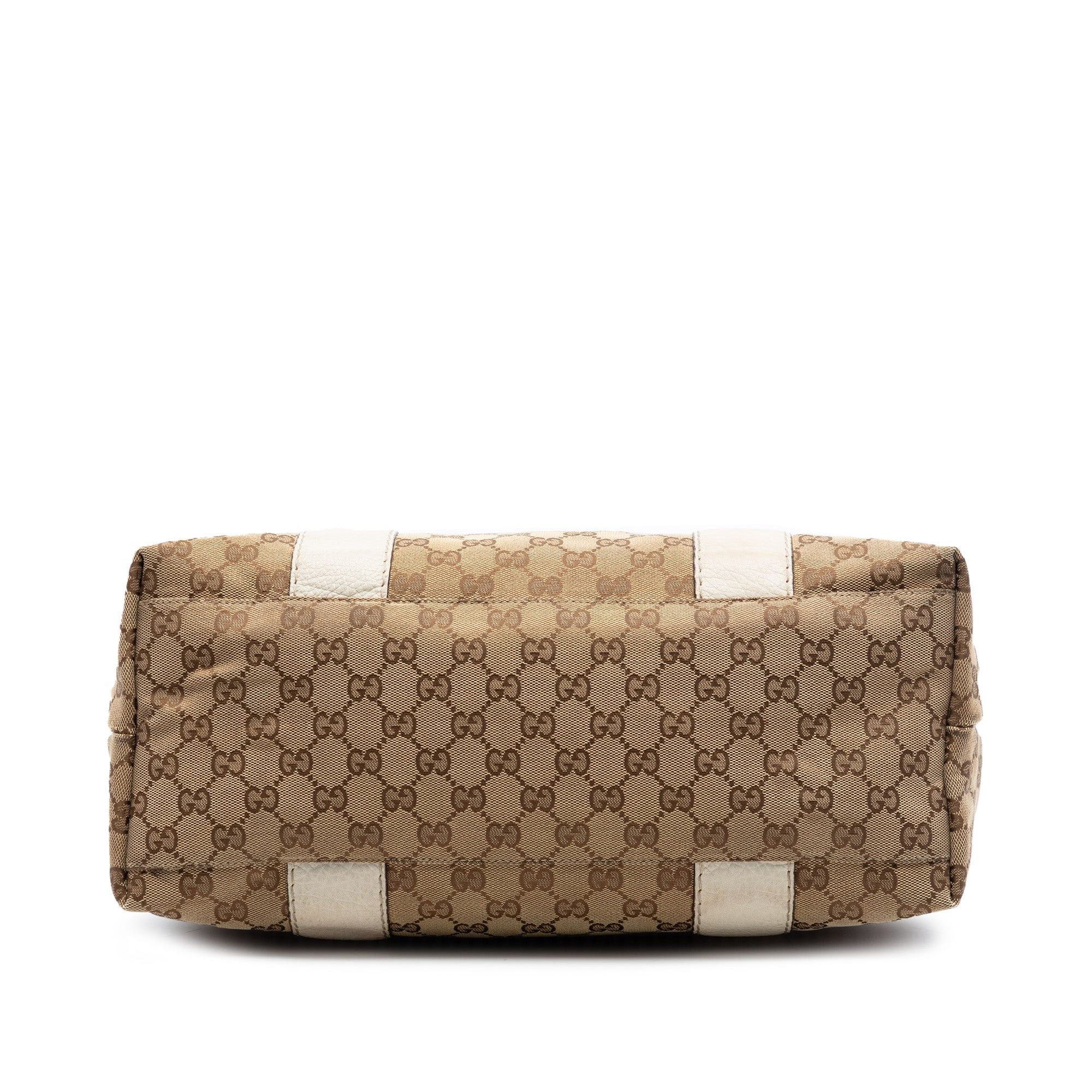Gucci Medium GG Canvas Bamboo Libeccio Tote Size ONE SIZE - 3 Thumbnail