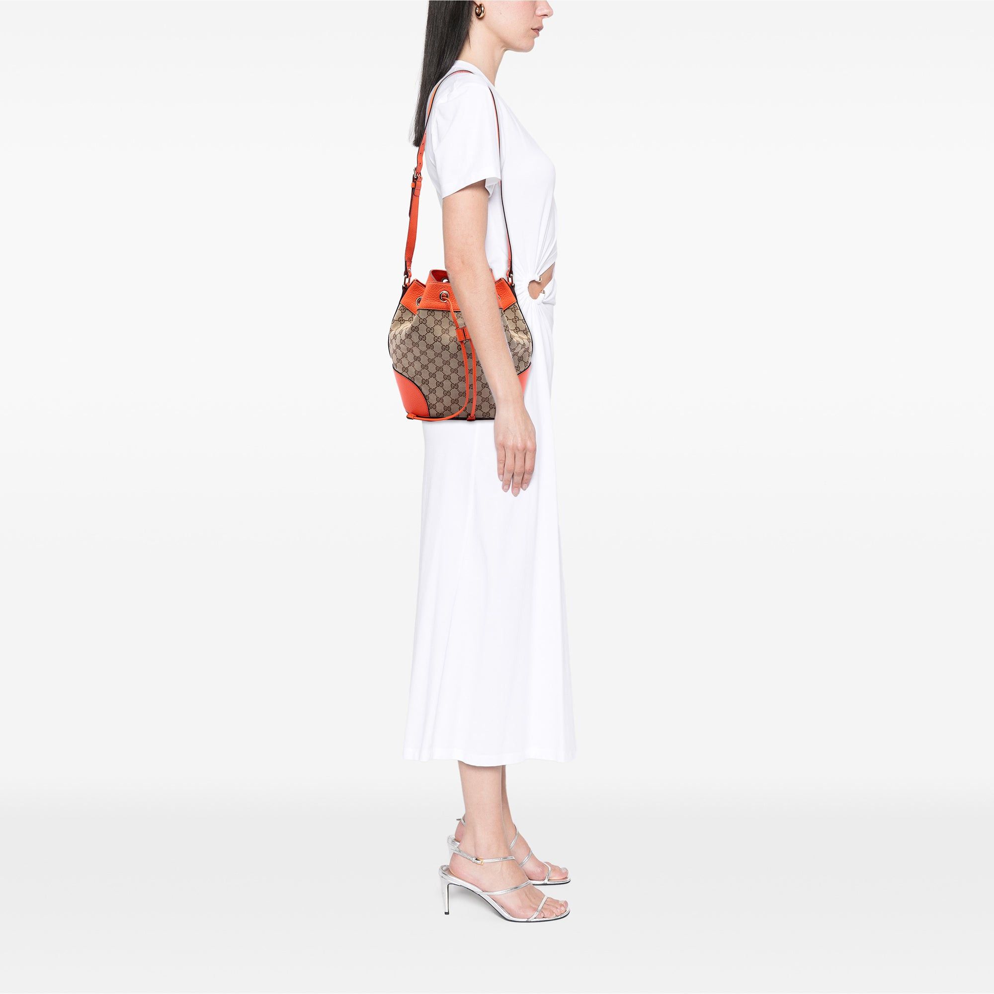 Gucci GG Canvas Drawstring Bucket Bag Size ONE SIZE - 7 Thumbnail