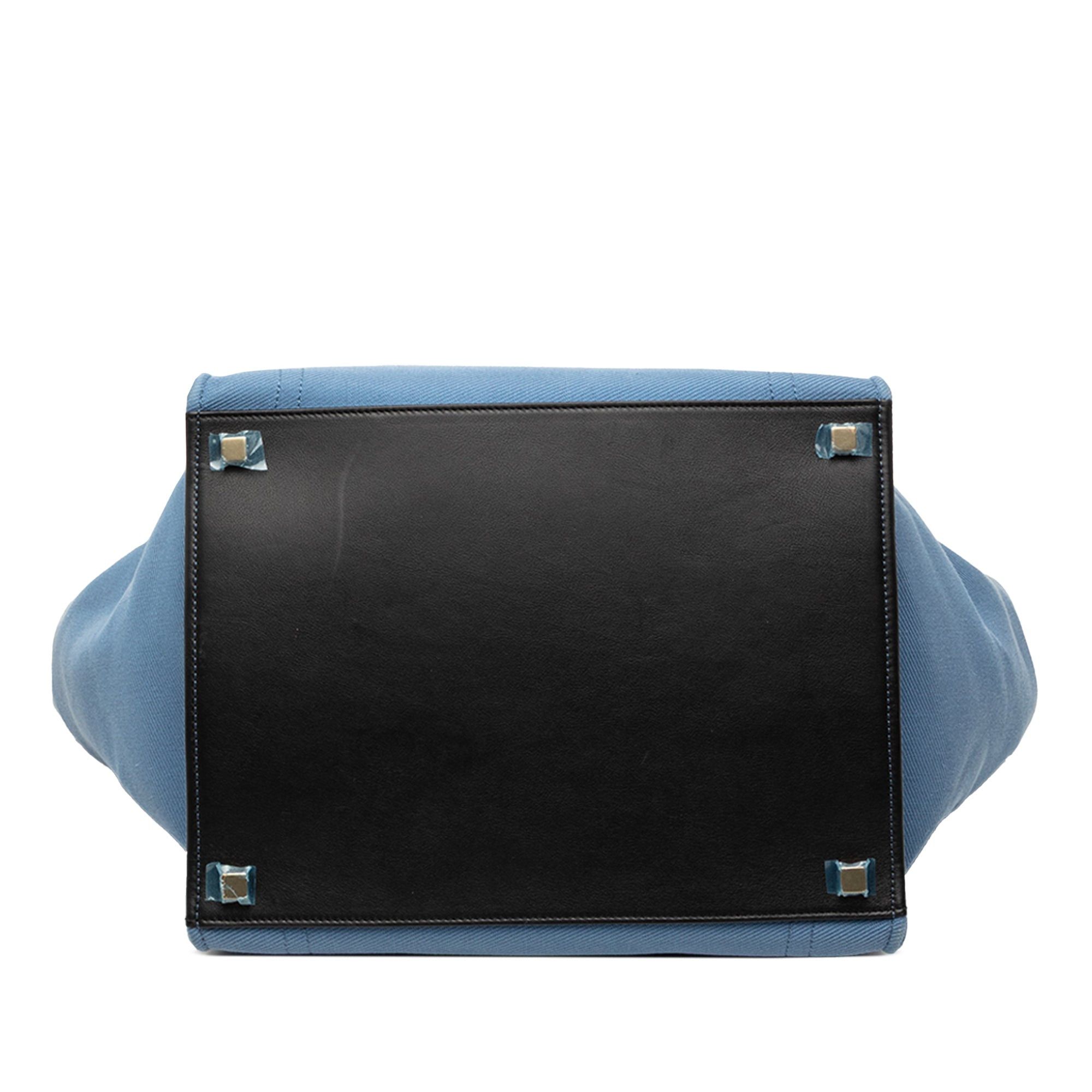 Celine Medium Denim Phantom Luggage Tote Size ONE SIZE - 3 Thumbnail