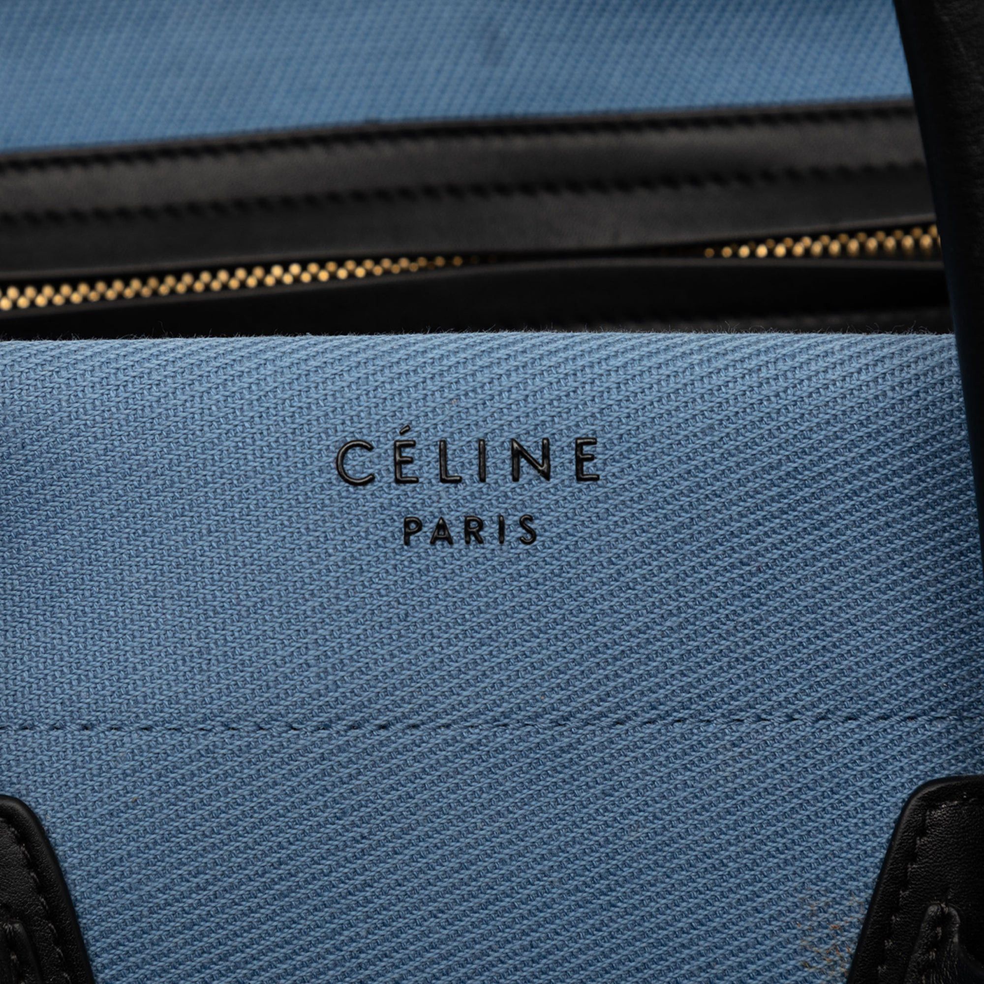 Celine Medium Denim Phantom Luggage Tote Size ONE SIZE - 5 Thumbnail