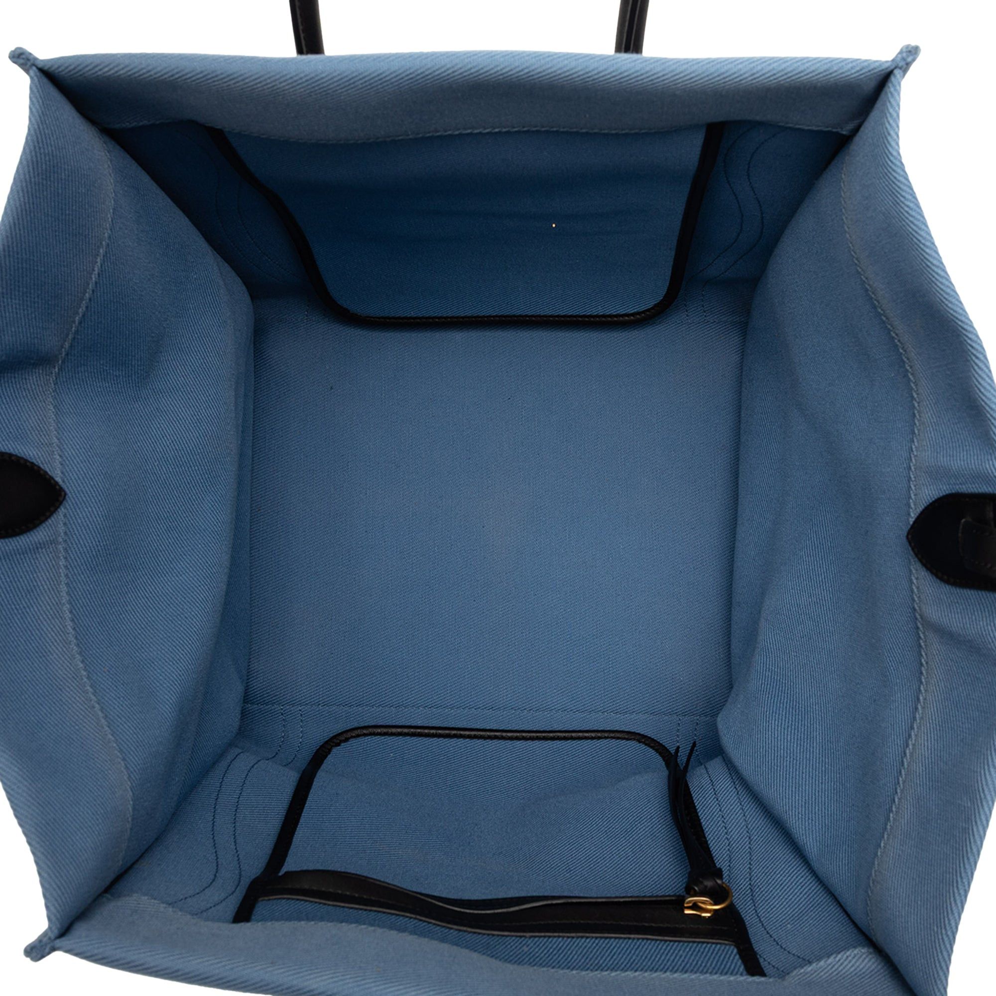 Celine Medium Denim Phantom Luggage Tote Size ONE SIZE - 4 Thumbnail