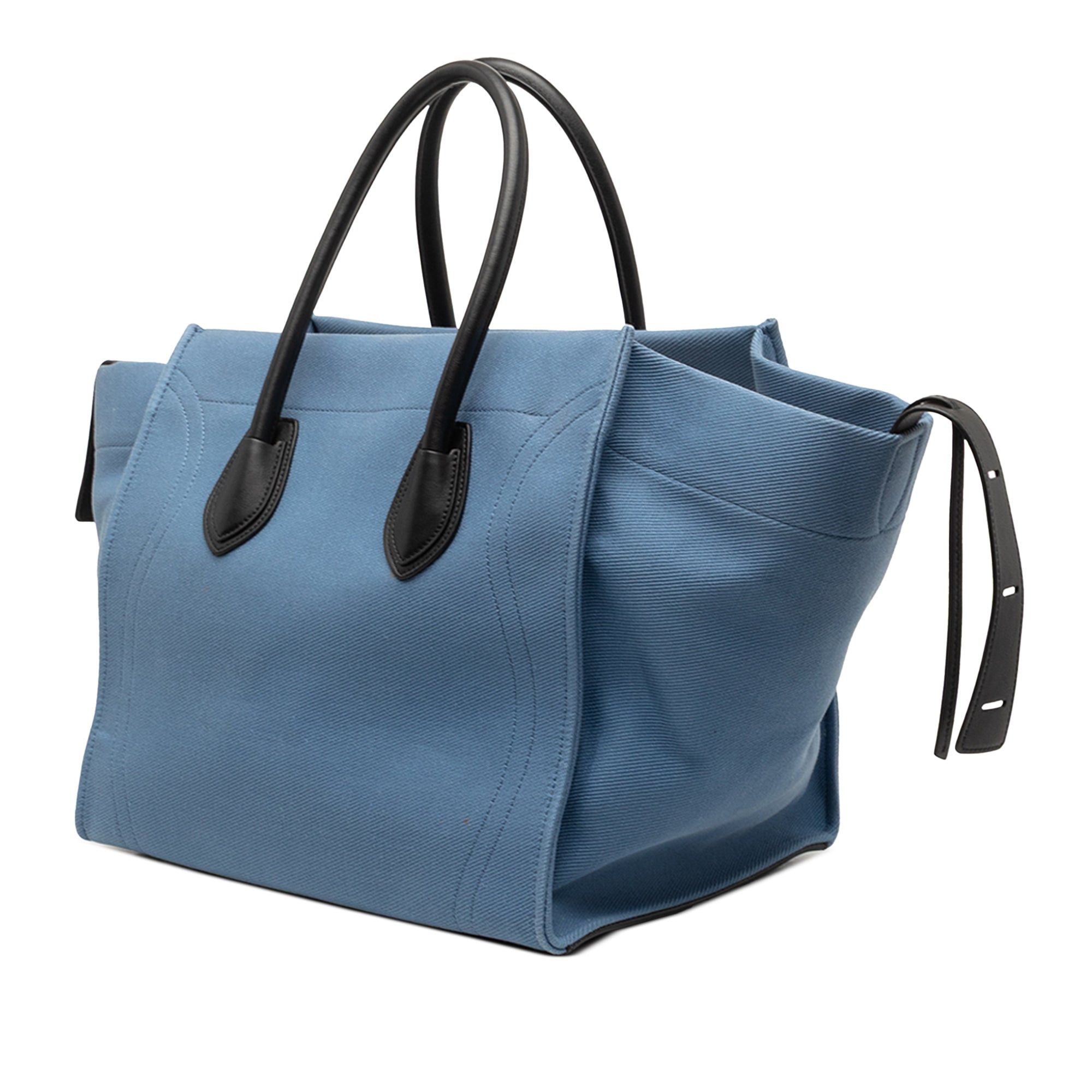 Celine Medium Denim Phantom Luggage Tote Size ONE SIZE - 2 Thumbnail