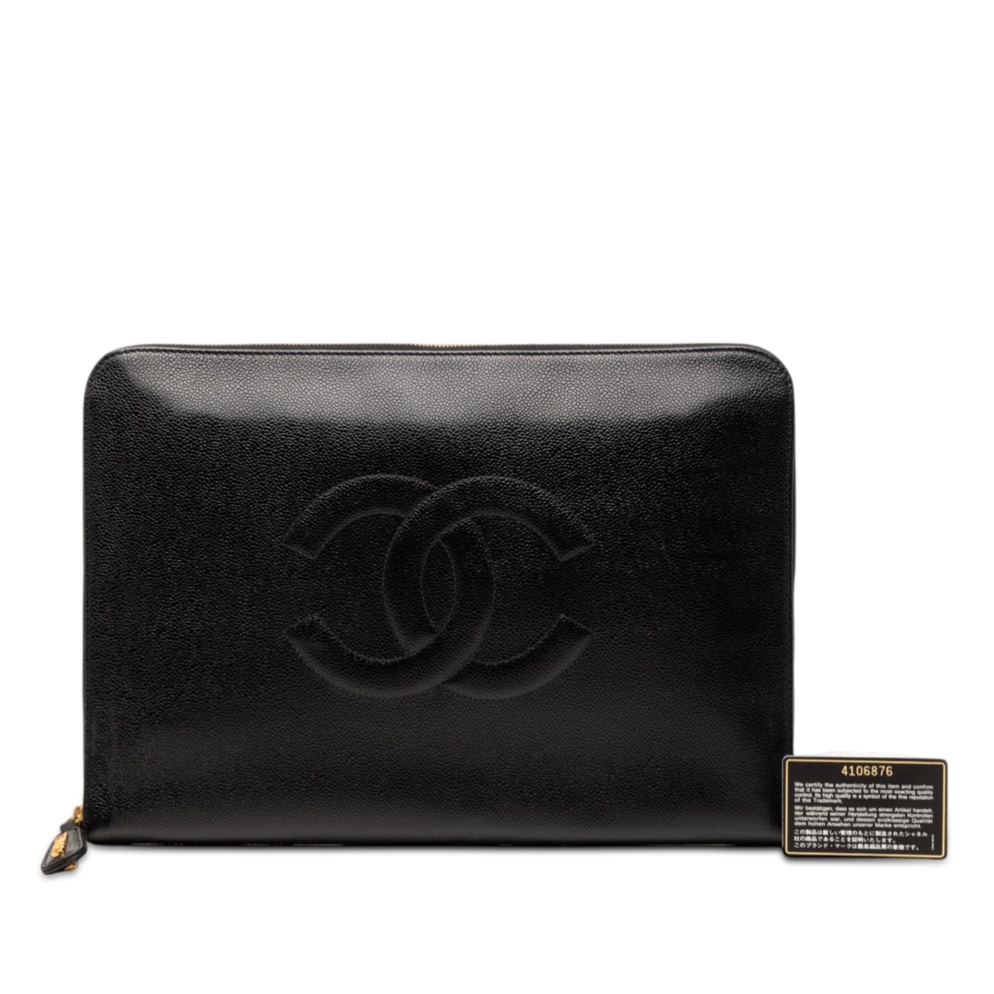 Chanel CC Caviar Documents Portfolio Clutch Size ONE SIZE - 8 Thumbnail