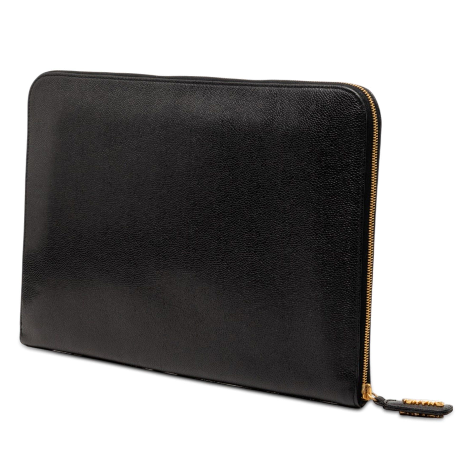 Chanel CC Caviar Documents Portfolio Clutch Size ONE SIZE - 2 Thumbnail