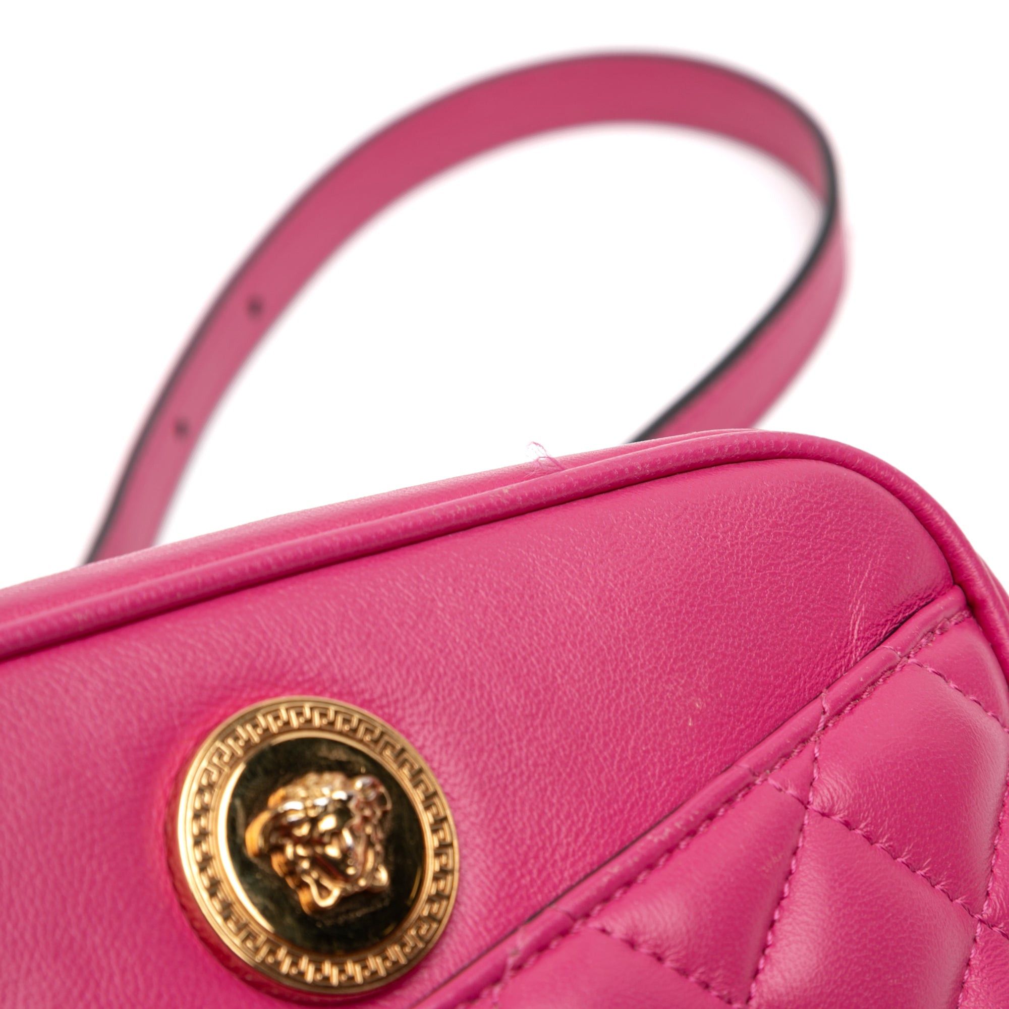 Versace Quilted Lambskin La Medusa Camera Bag Size ONE SIZE - 8 Thumbnail