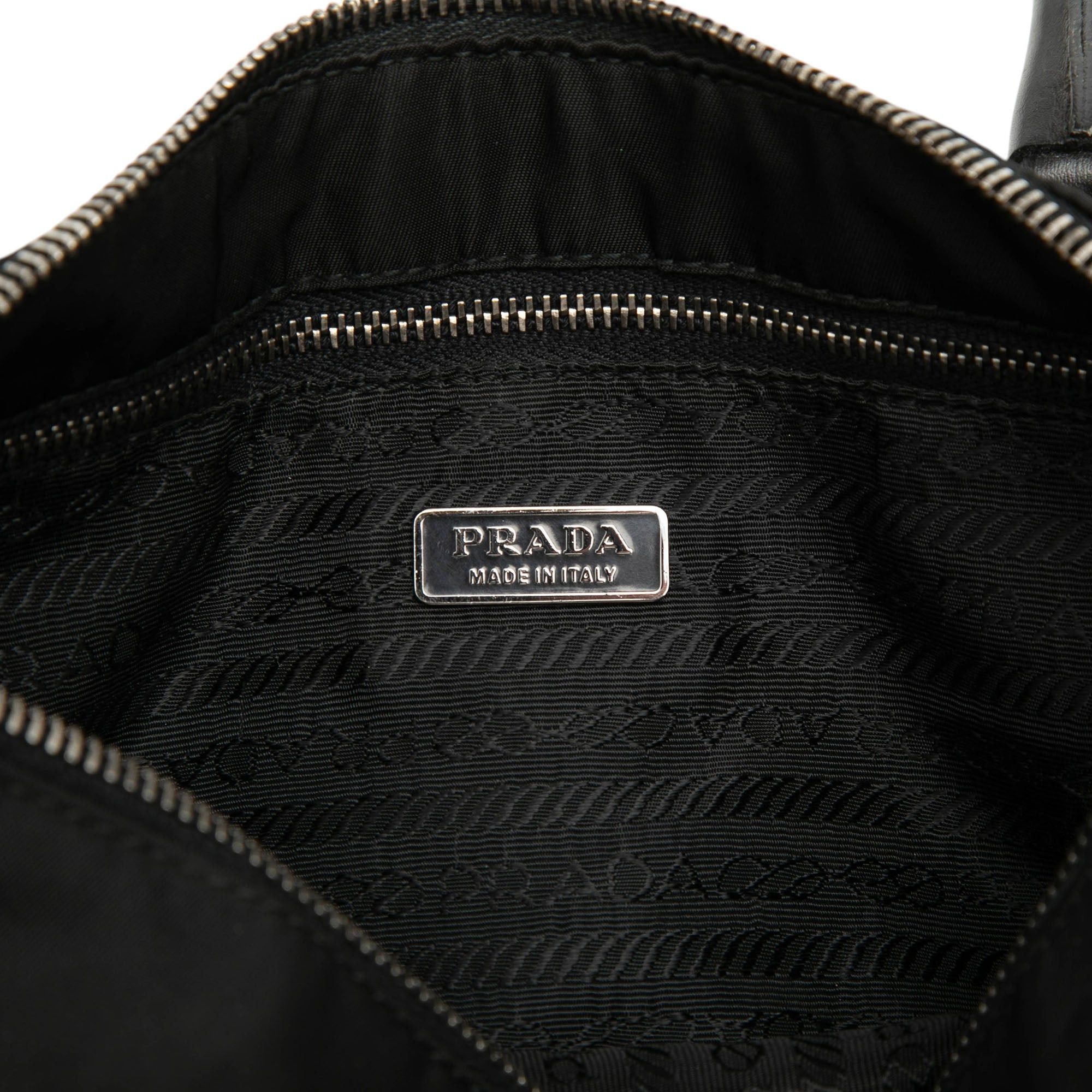 Prada Vitello Trimmed Tessuto Handbag Size ONE SIZE - 5 Thumbnail