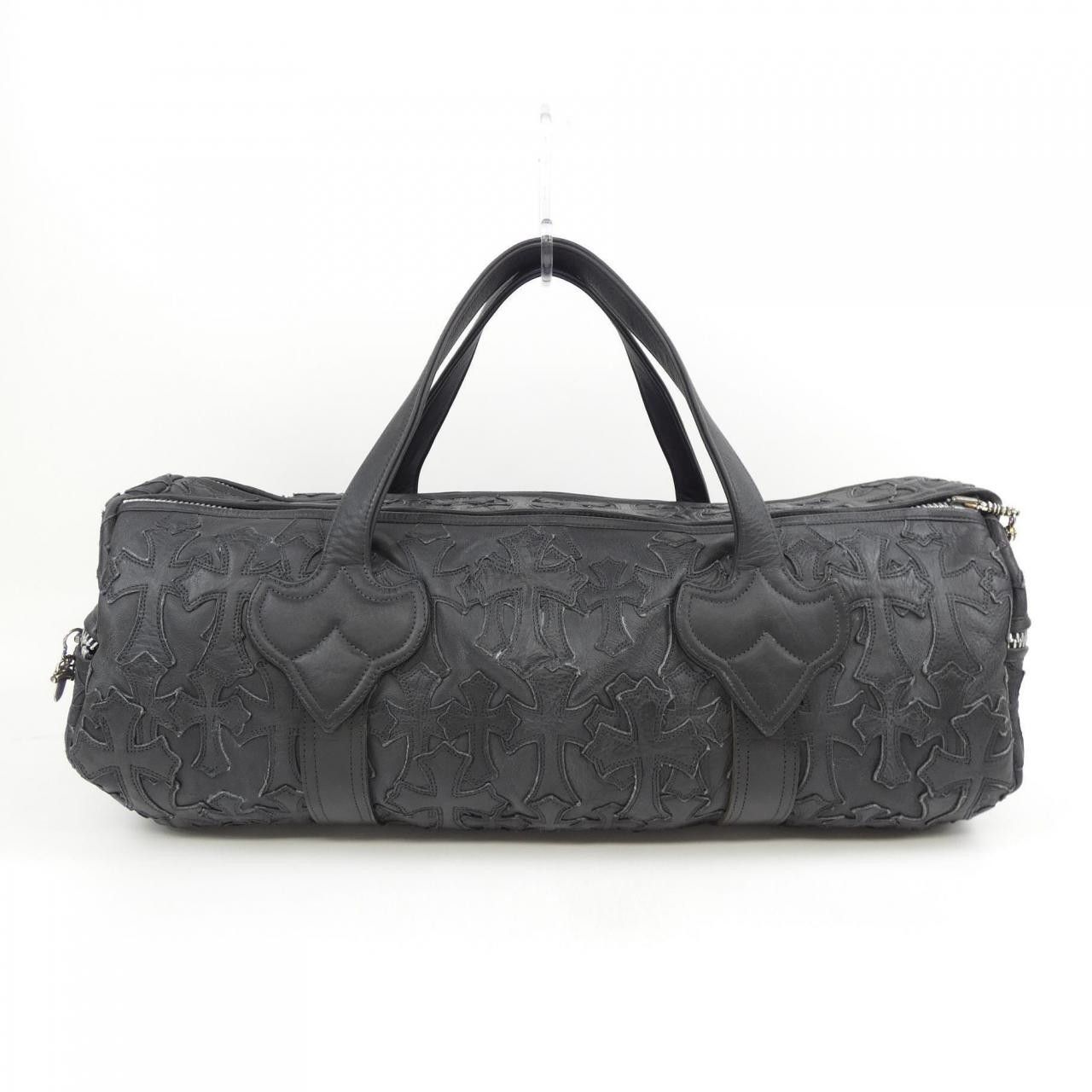 Chrome Hearts Chrome Hearts Chrome Hearts Duffle Gym Ceme Leather Duffle Bag Leather Travel Bag DUTY FREE for USA Size ONE SIZE - 3 Thumbnail