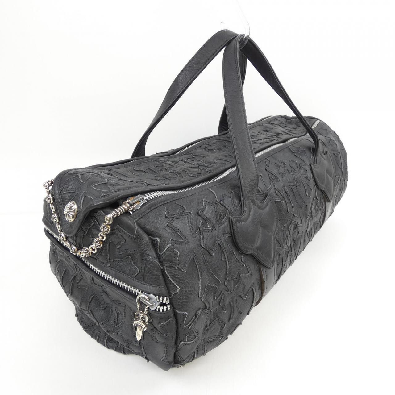 Chrome Hearts Chrome Hearts Chrome Hearts Duffle Gym Ceme Leather Duffle Bag Leather Travel Bag DUTY FREE for USA Size ONE SIZE - 2 Thumbnail