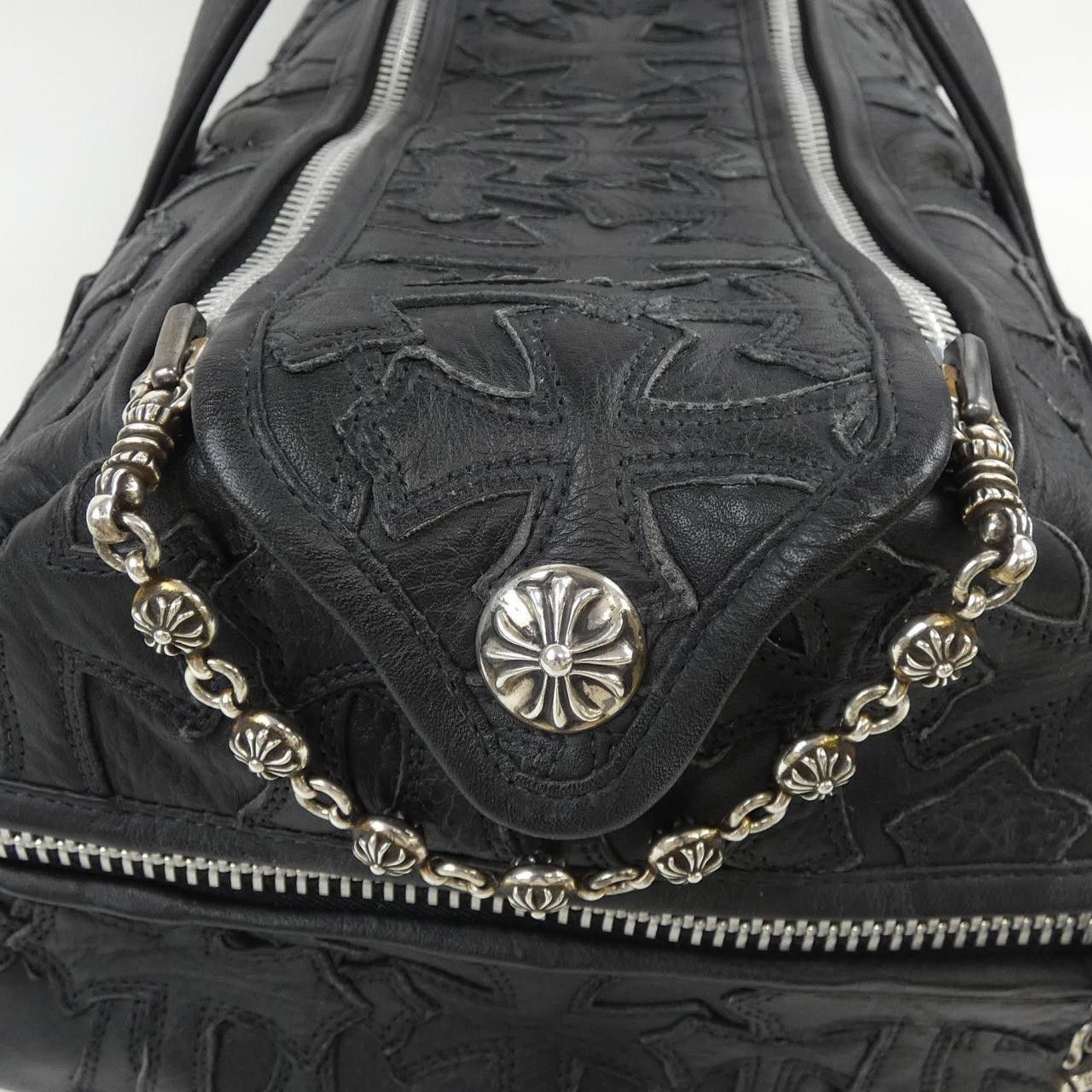 Chrome Hearts Chrome Hearts Chrome Hearts Duffle Gym Ceme Leather Duffle Bag Leather Travel Bag DUTY FREE for USA Size ONE SIZE - 5 Thumbnail