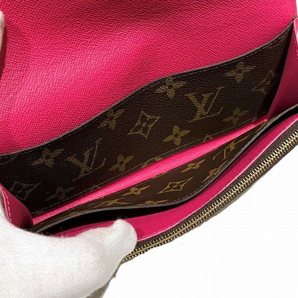 Louis Vuitton Louis Vuitton Louis Vuitton Portefeuille Emilie Monogram Long Wallet Textile Long Wallet M64202 DUTY FREE for USA Size ONE SIZE - 6 Thumbnail