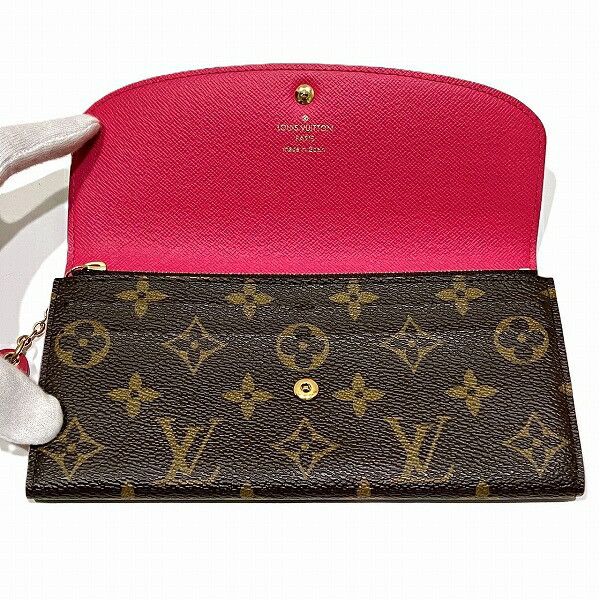 Louis Vuitton Louis Vuitton Louis Vuitton Portefeuille Emilie Monogram Long Wallet Textile Long Wallet M64202 DUTY FREE for USA Size ONE SIZE - 3 Thumbnail