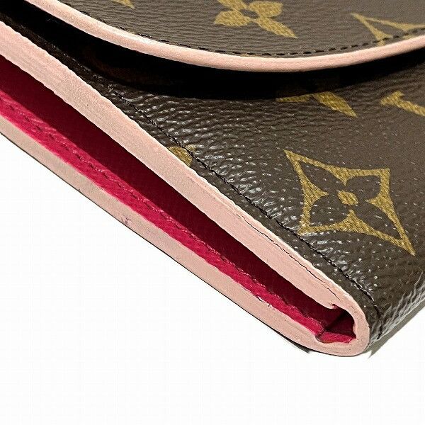 Louis Vuitton Louis Vuitton Louis Vuitton Portefeuille Emilie Monogram Long Wallet Textile Long Wallet M64202 DUTY FREE for USA Size ONE SIZE - 8 Thumbnail