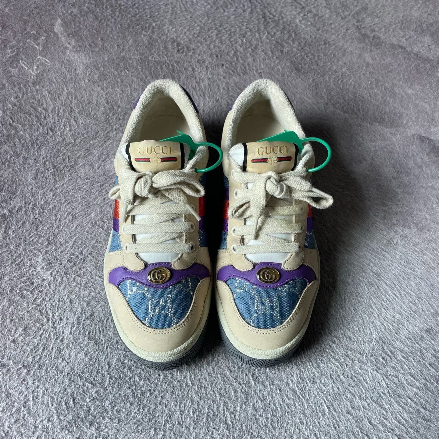 Gucci Gucci Blue Lowtop Sneakers 38 Women Size US 7.5 / IT 37.5 - 2 Thumbnail