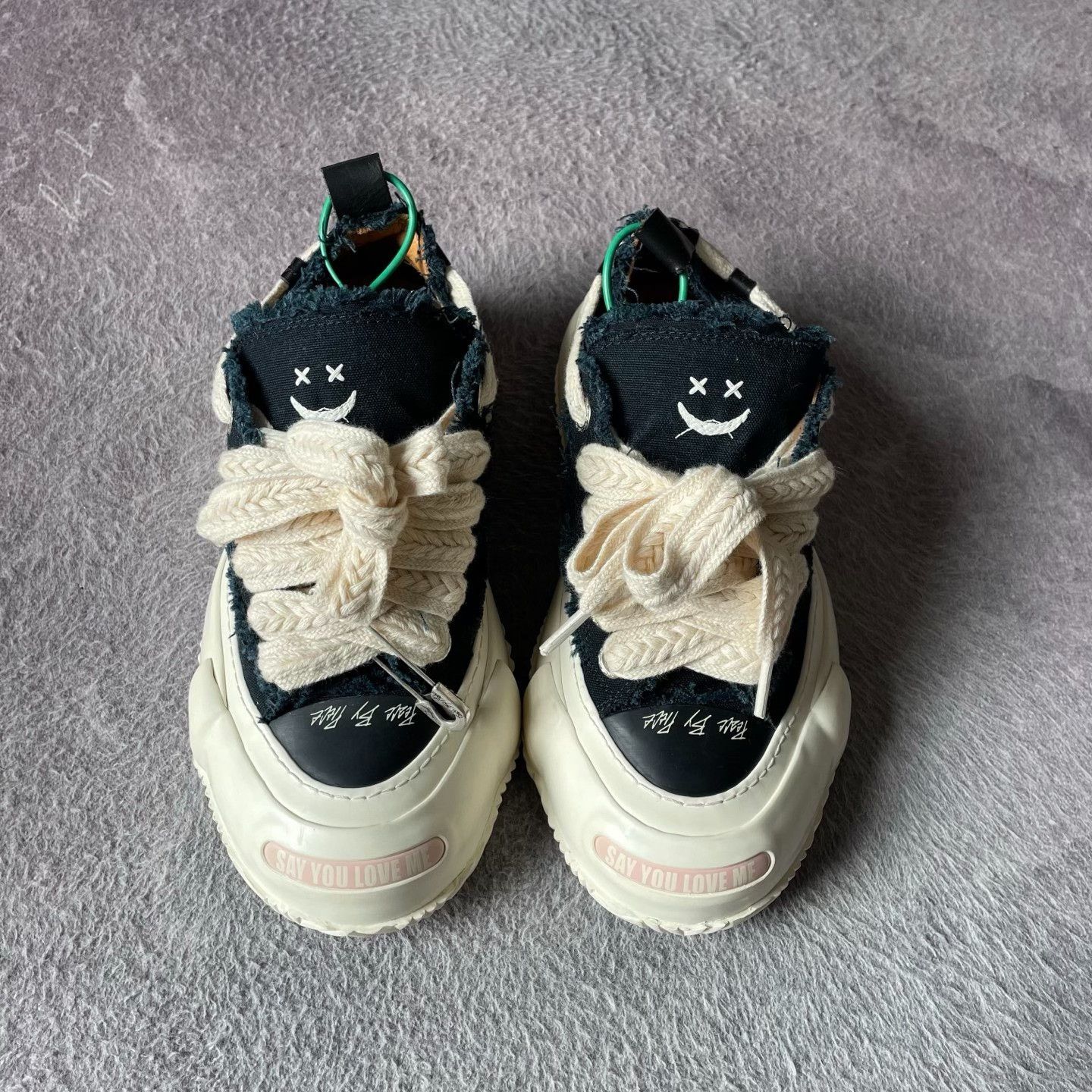 Other Cotton Black Lowtop Sneakers S Women Size US 6 / IT 36 - 2 Thumbnail