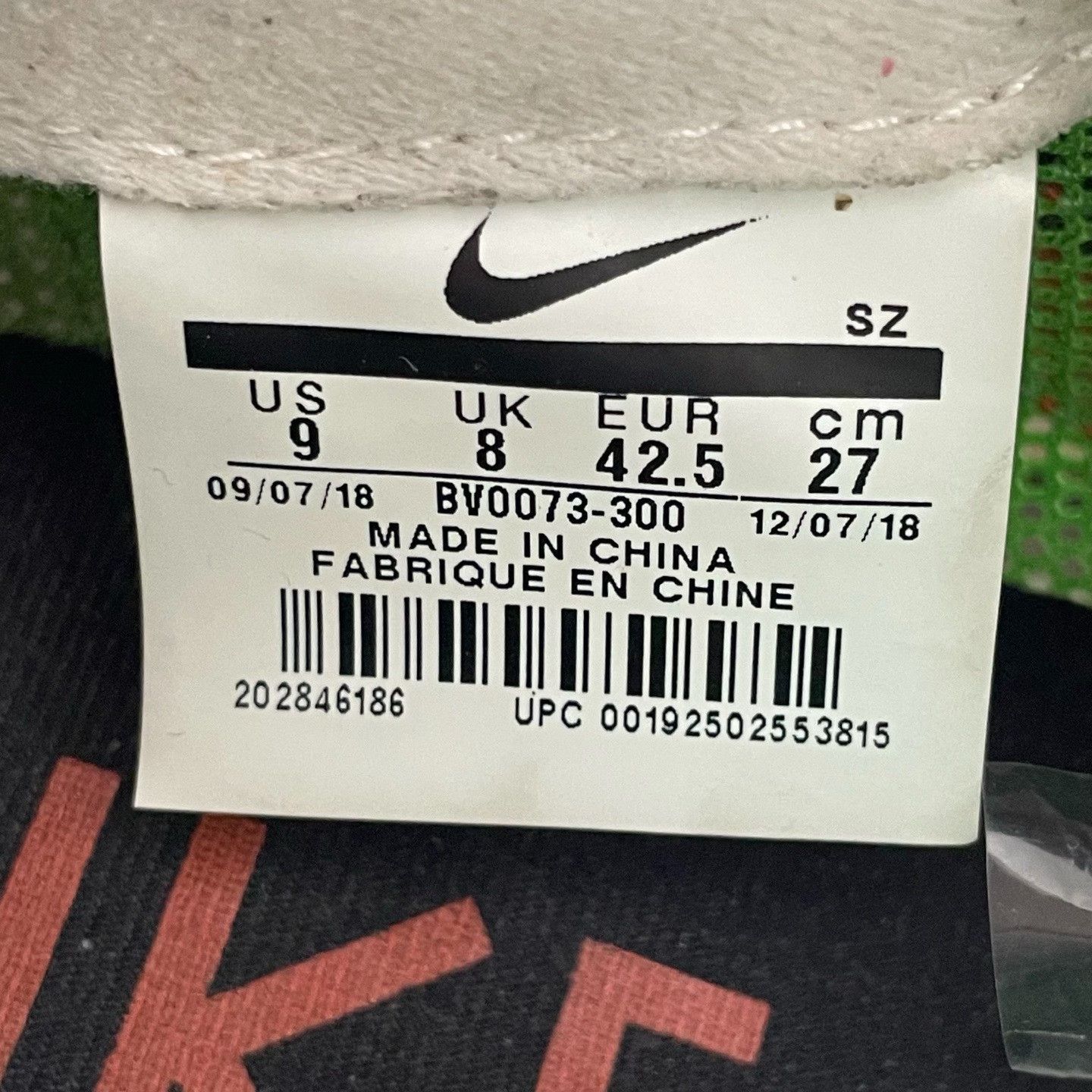 Nike Nike SACAI Yellow Lowtop Sneakers 42 Men Size US 9 / EU 42 - 5 Thumbnail