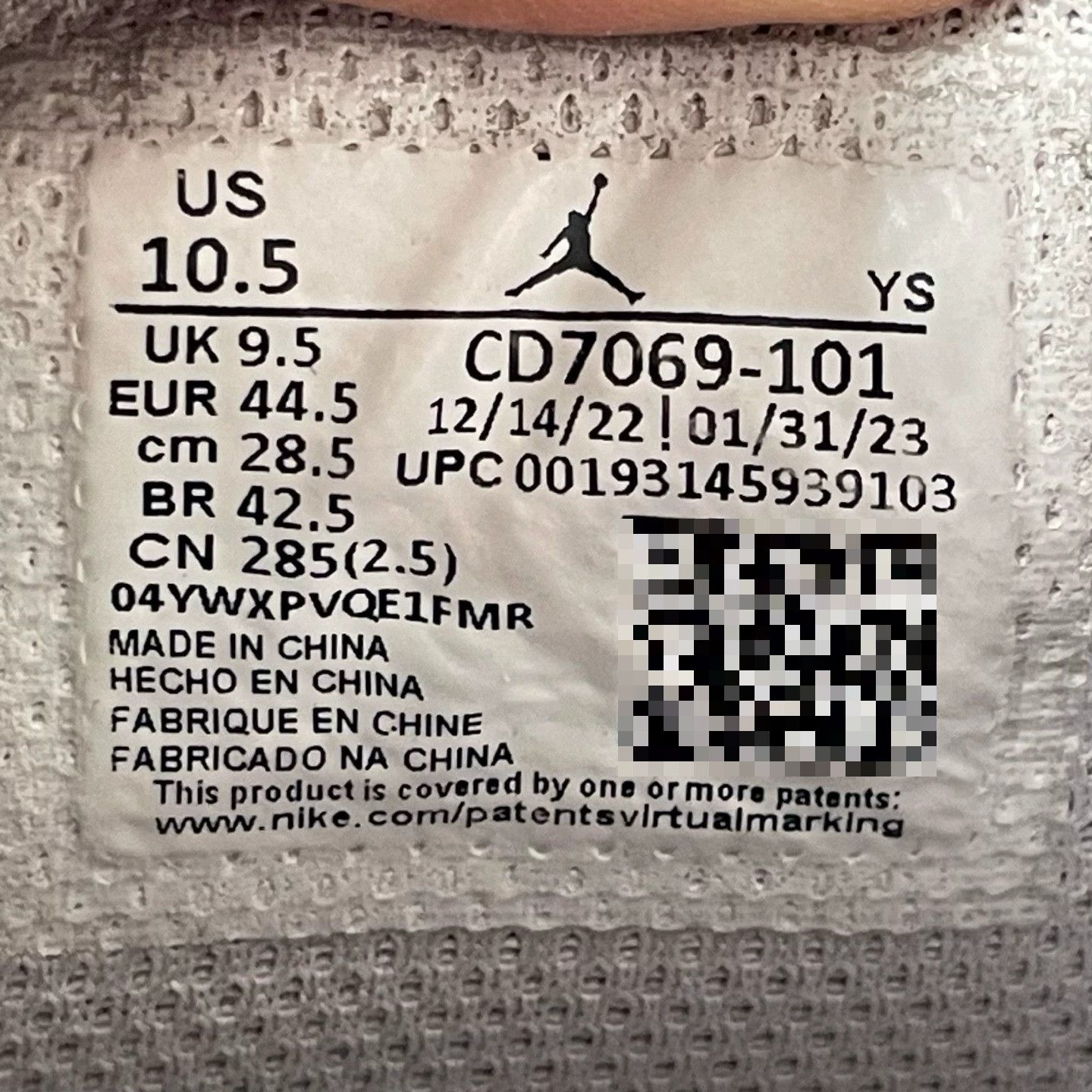 Nike Nike White Lowtop Sneakers 44.5 Men Size US 11 / EU 44 - 5 Thumbnail