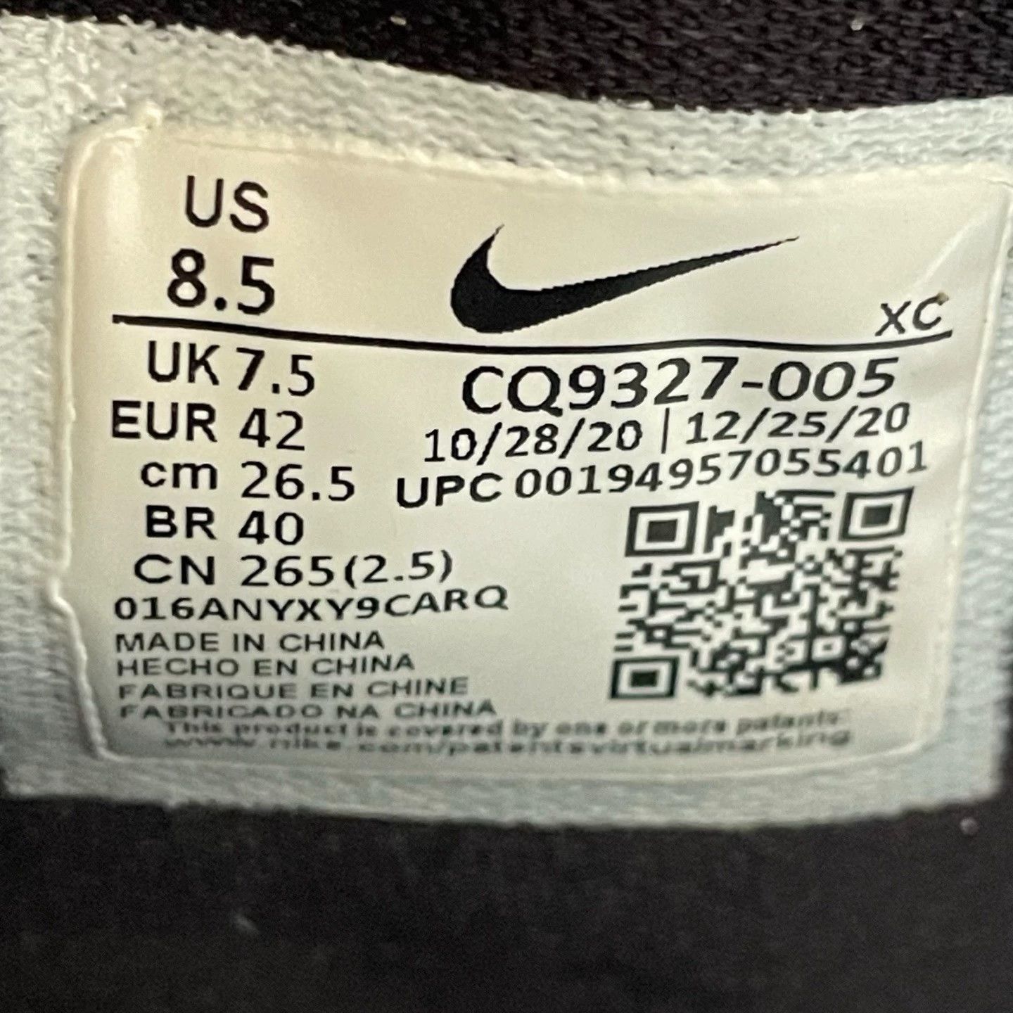 Nike Nike Black Lowtop Sneakers 42 Men Size US 9 / EU 42 - 5 Thumbnail