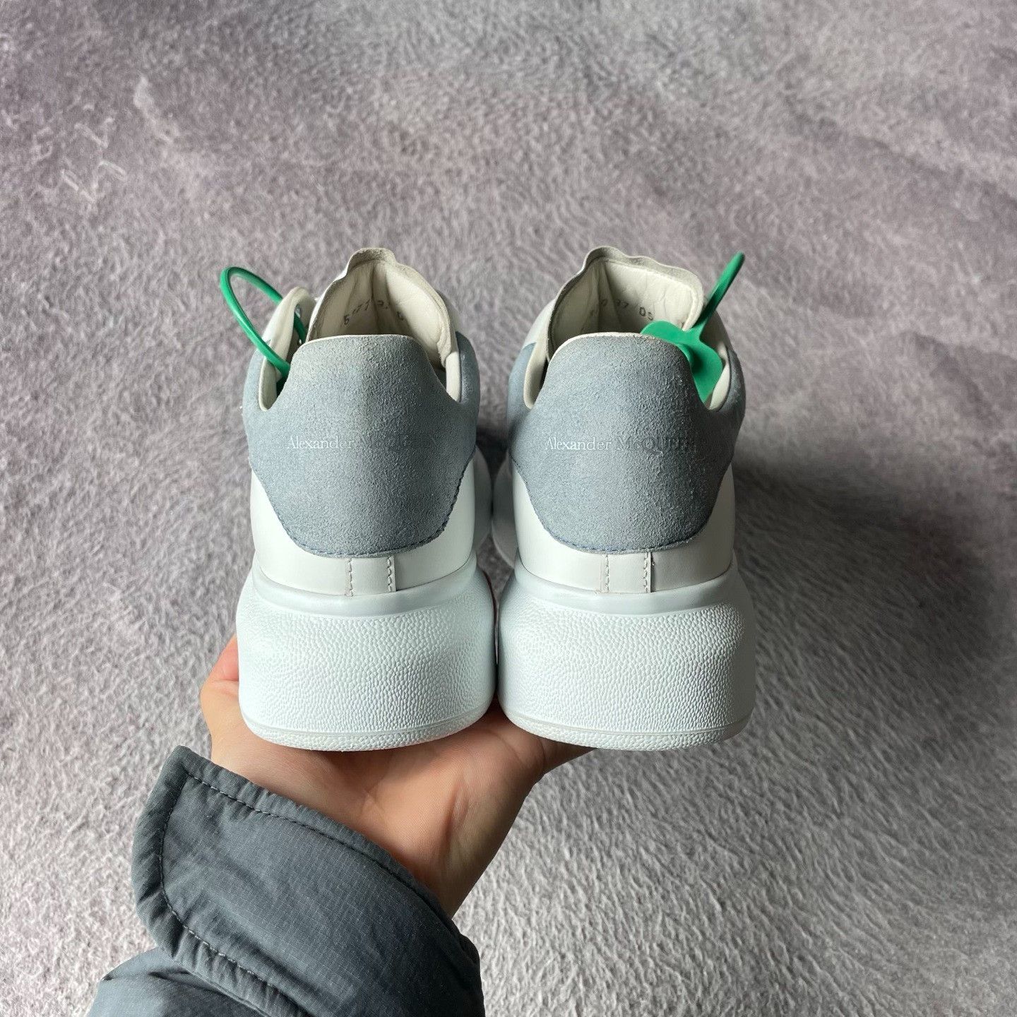 Alexander McQueen Alexander McQueen White Lowtop Sneakers 37 Women Size US 6.5 / IT 36.5 - 3 Thumbnail