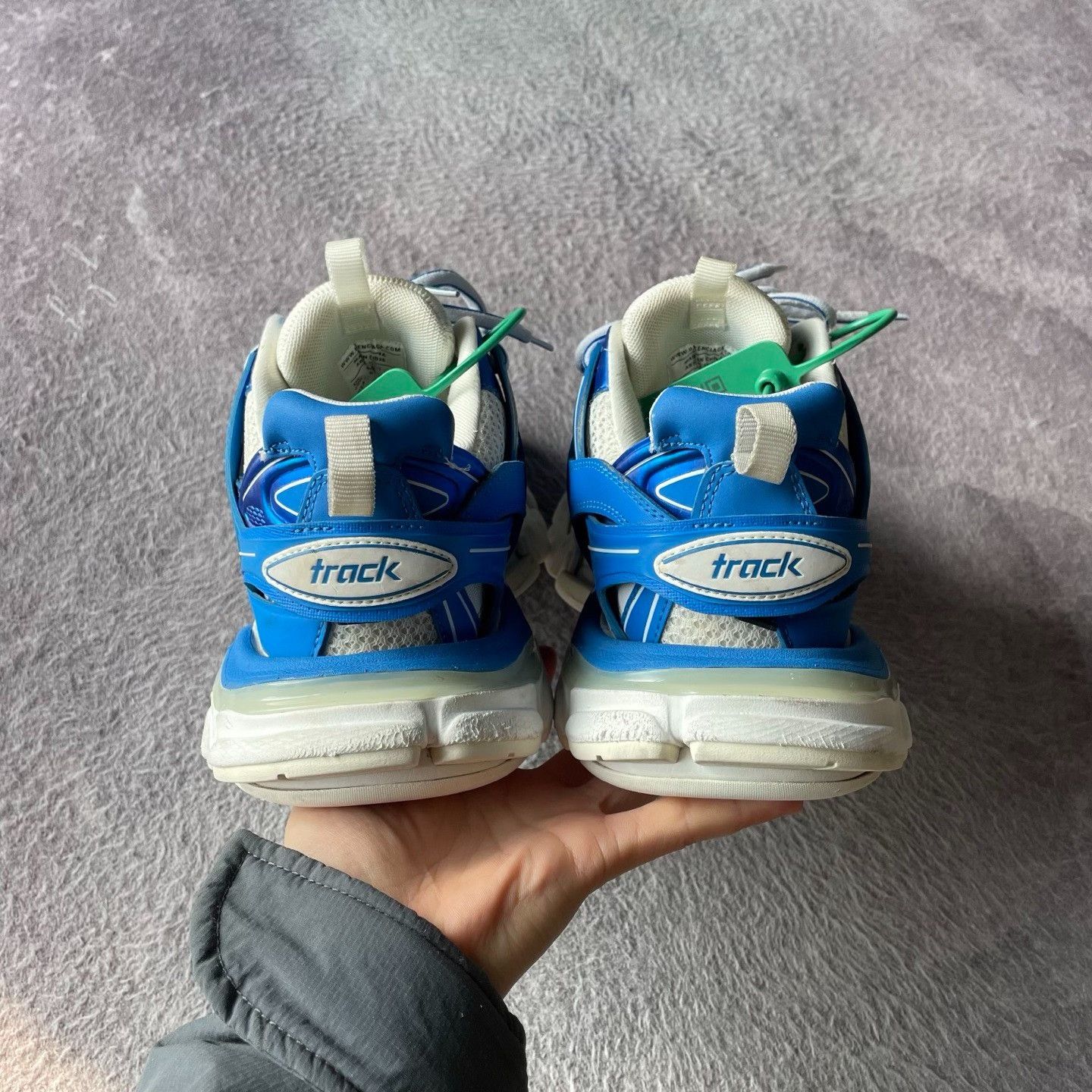 Balenciaga Balenciaga Blue Lowtop Sneakers L Men Size US 10 / EU 43 - 3 Thumbnail
