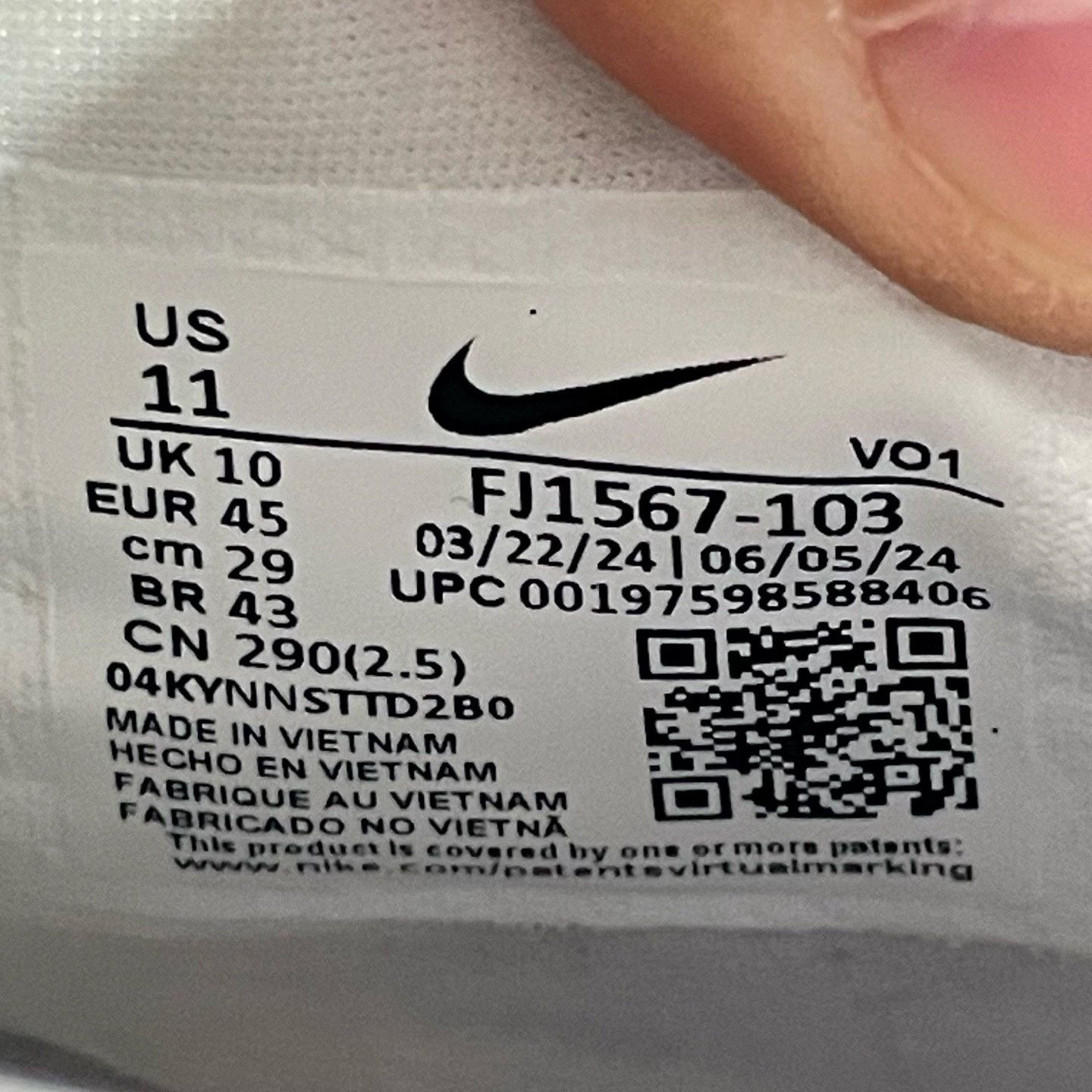 Nike Nike Black Lowtop Sneakers 45 Men Size US 11.5 / EU 44-45 - 6 Thumbnail