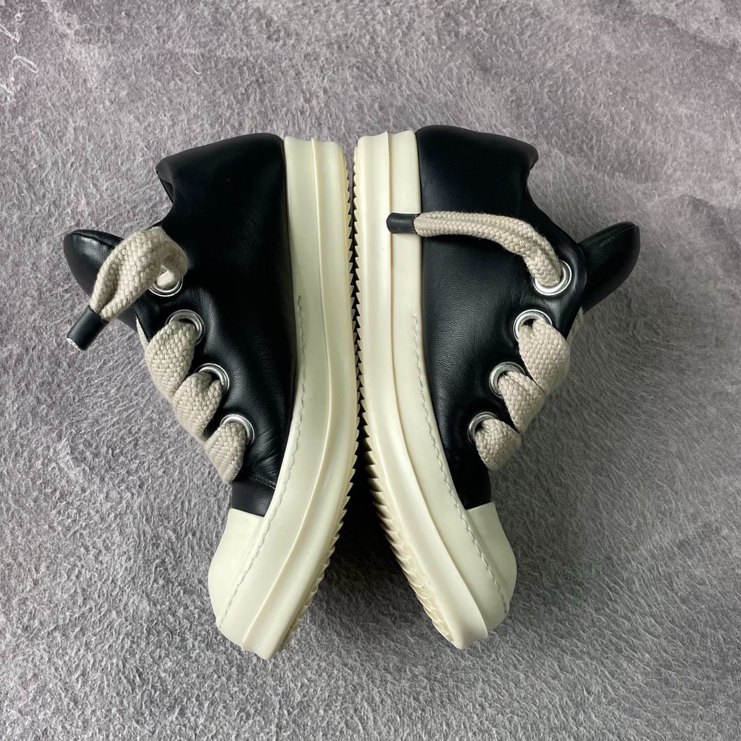 Rick Owens Rick Owens Black Hitop Sneakers 41 Men Size US 8.5 / EU 41-42 - 7 Thumbnail