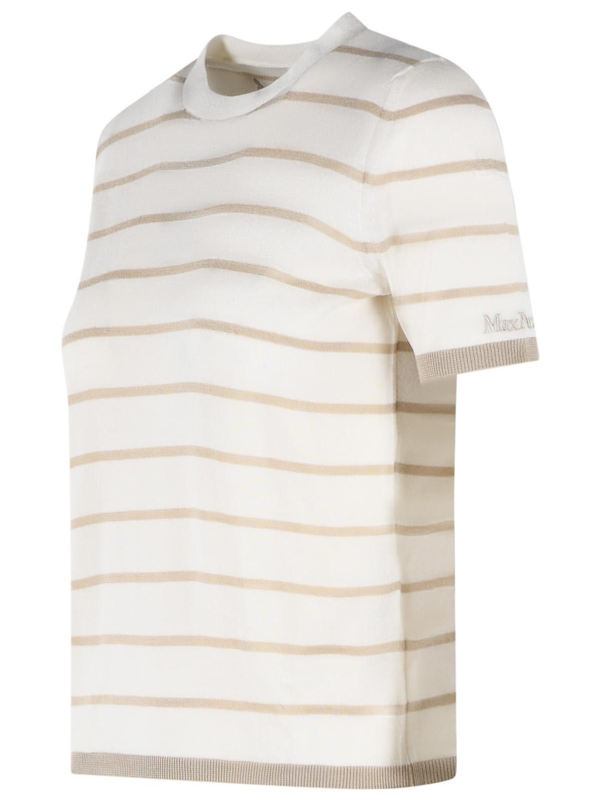 Max Mara MAX MARA 'Favetta' Sweater In Beige Cachemire And Silk Yarn Size L / US 10 / IT 46 - 2 Thumbnail