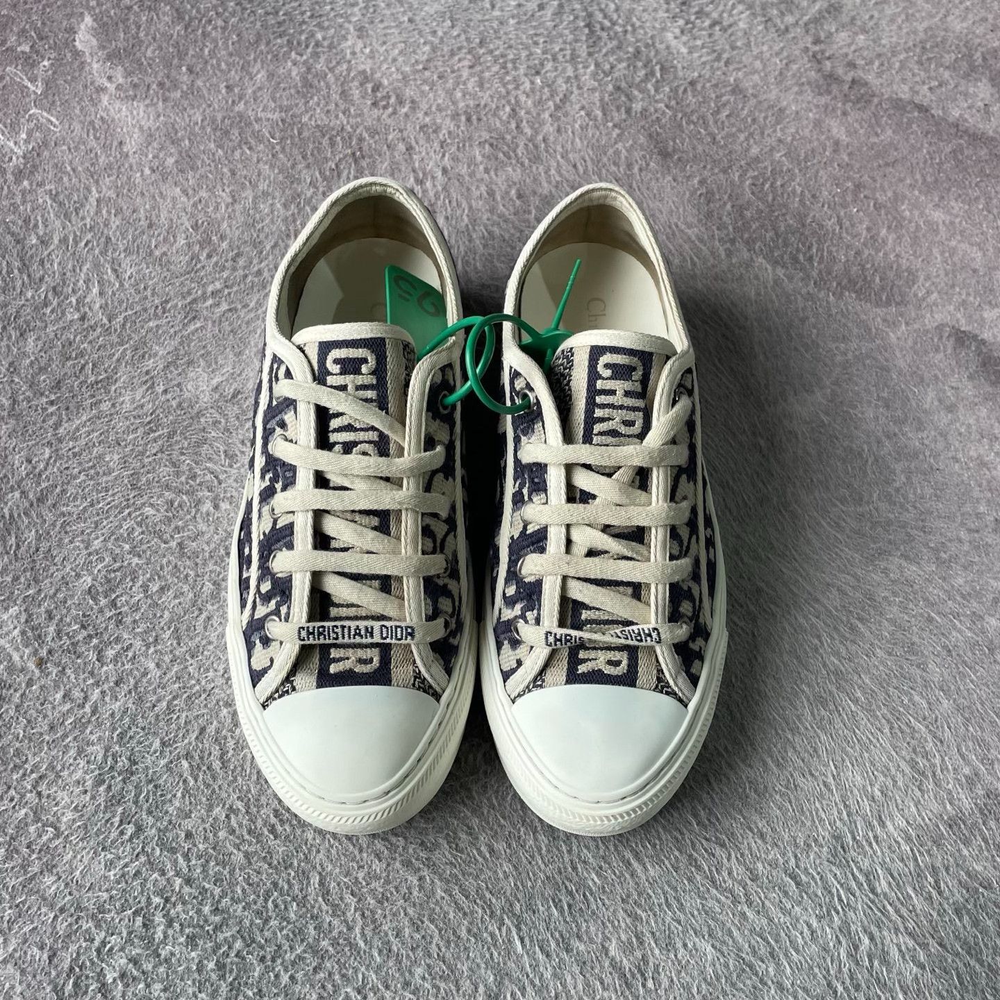 Dior Dior Blue Lowtop Sneakers S Women Size US 6 / IT 36 - 2 Thumbnail