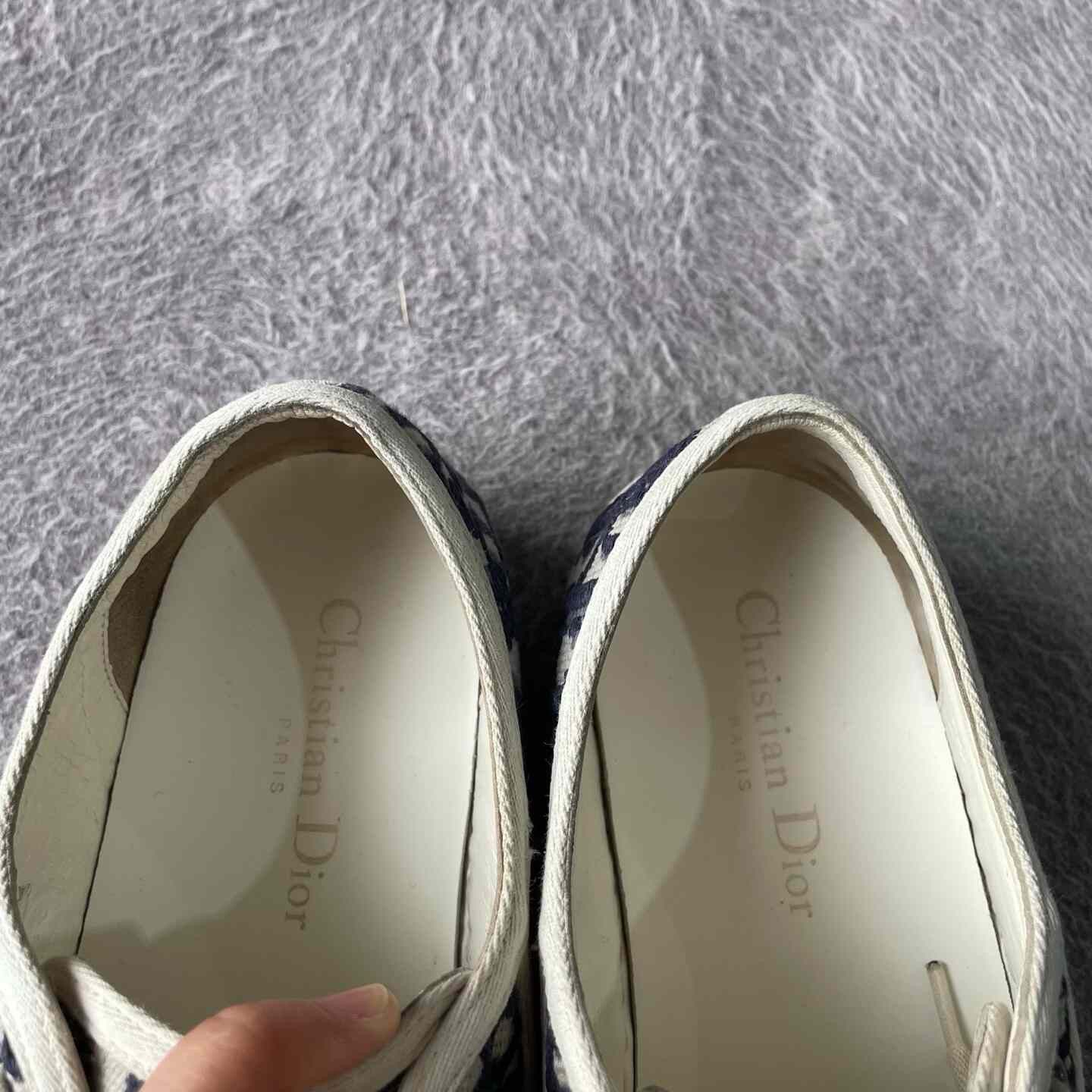 Dior Dior Blue Lowtop Sneakers S Women Size US 6 / IT 36 - 8 Thumbnail