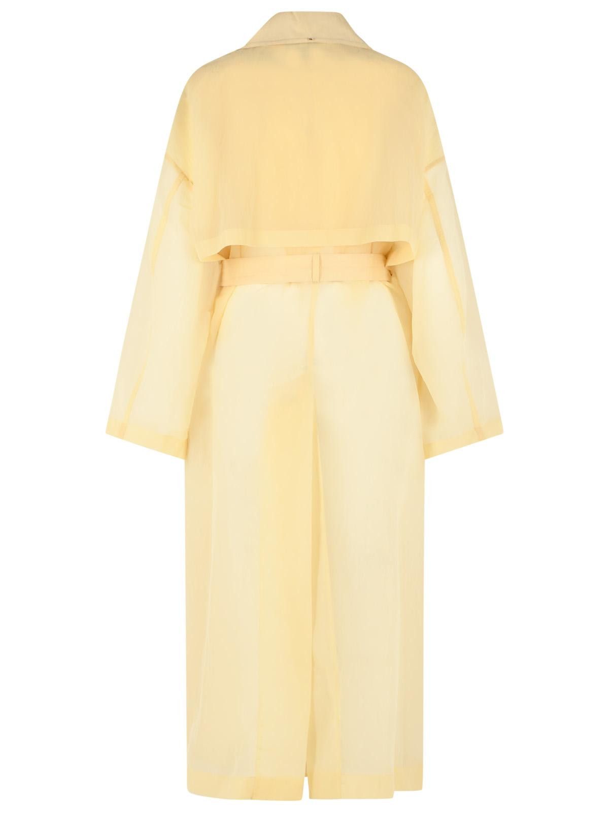 Sportmax SPORTMAX Two-Piece 'Fata' Trench Coat In Vanilla Technical Fabric Size XS / US 0-2 / IT 36-38 - 3 Thumbnail