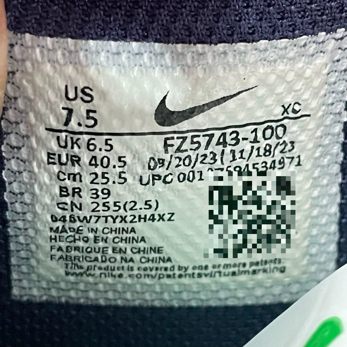 Nike Nike Blue Lowtop Sneakers 40 Men Size US 7.5 / EU 40-41 - 6 Thumbnail