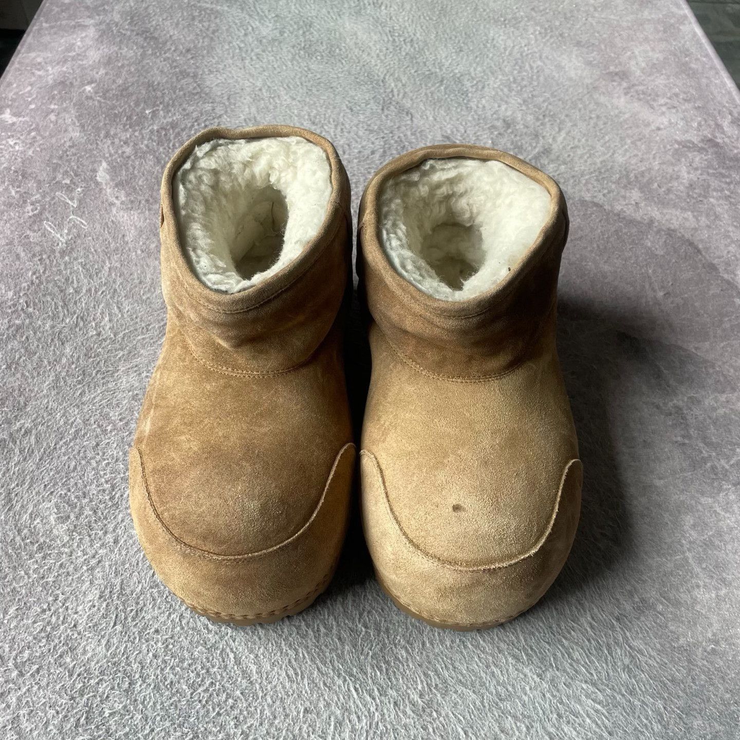 Balenciaga Balenciaga Fur Brown Boots 24 Women Size US 8 / IT 38 - 2 Thumbnail