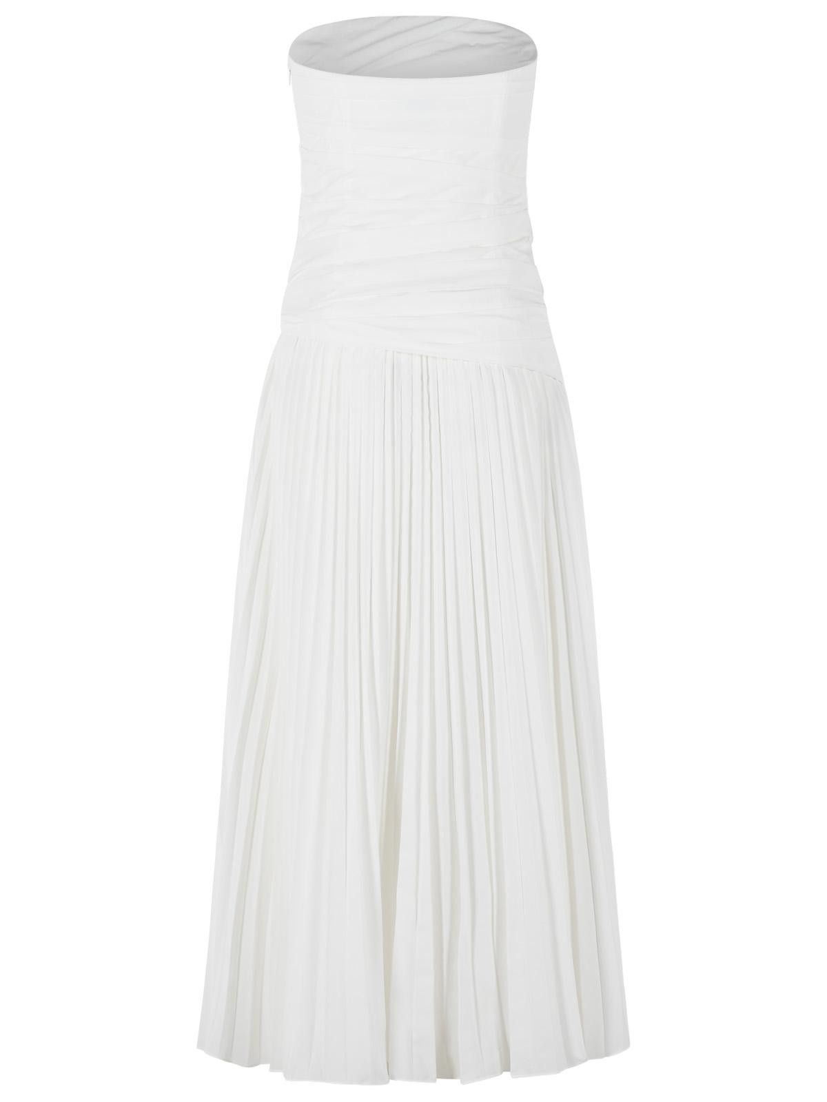 Simkhai SIMKHAI 'Arie' White Polyester Dress Size S / US 4 / IT 40 - 3 Thumbnail