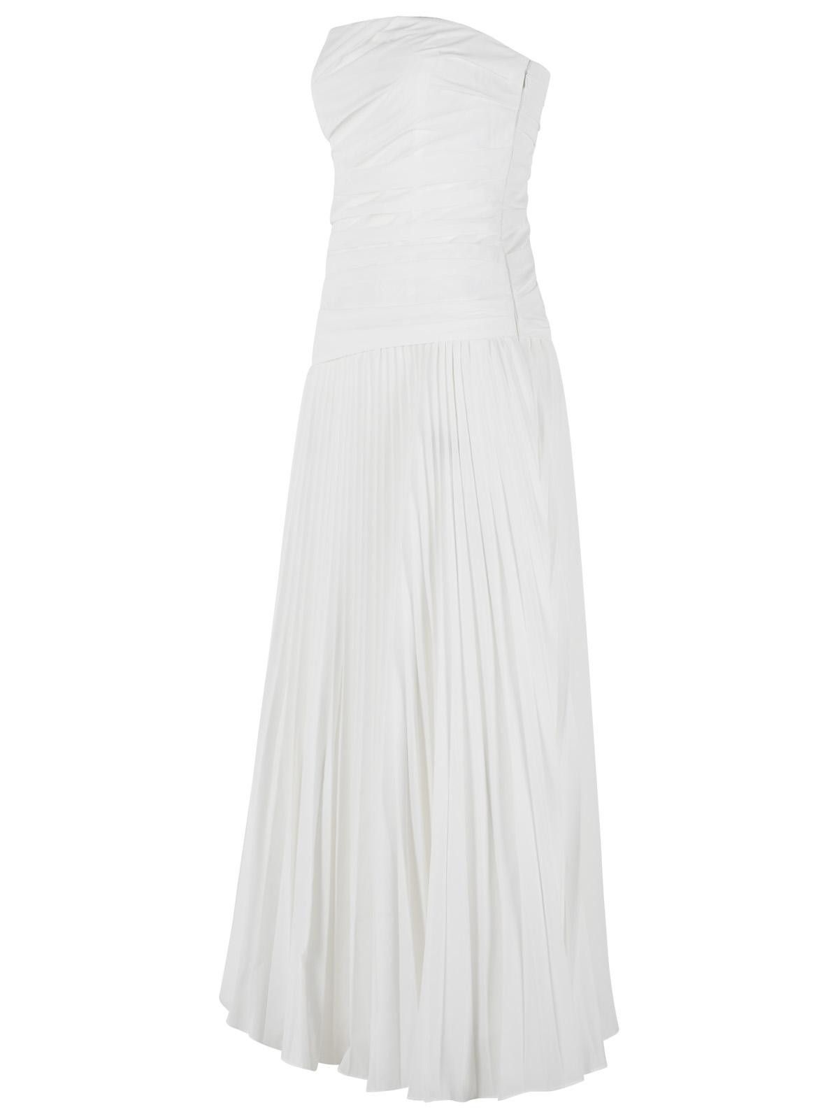 Simkhai SIMKHAI 'Arie' White Polyester Dress Size M / US 6-8 / IT 42-44 - 2 Thumbnail