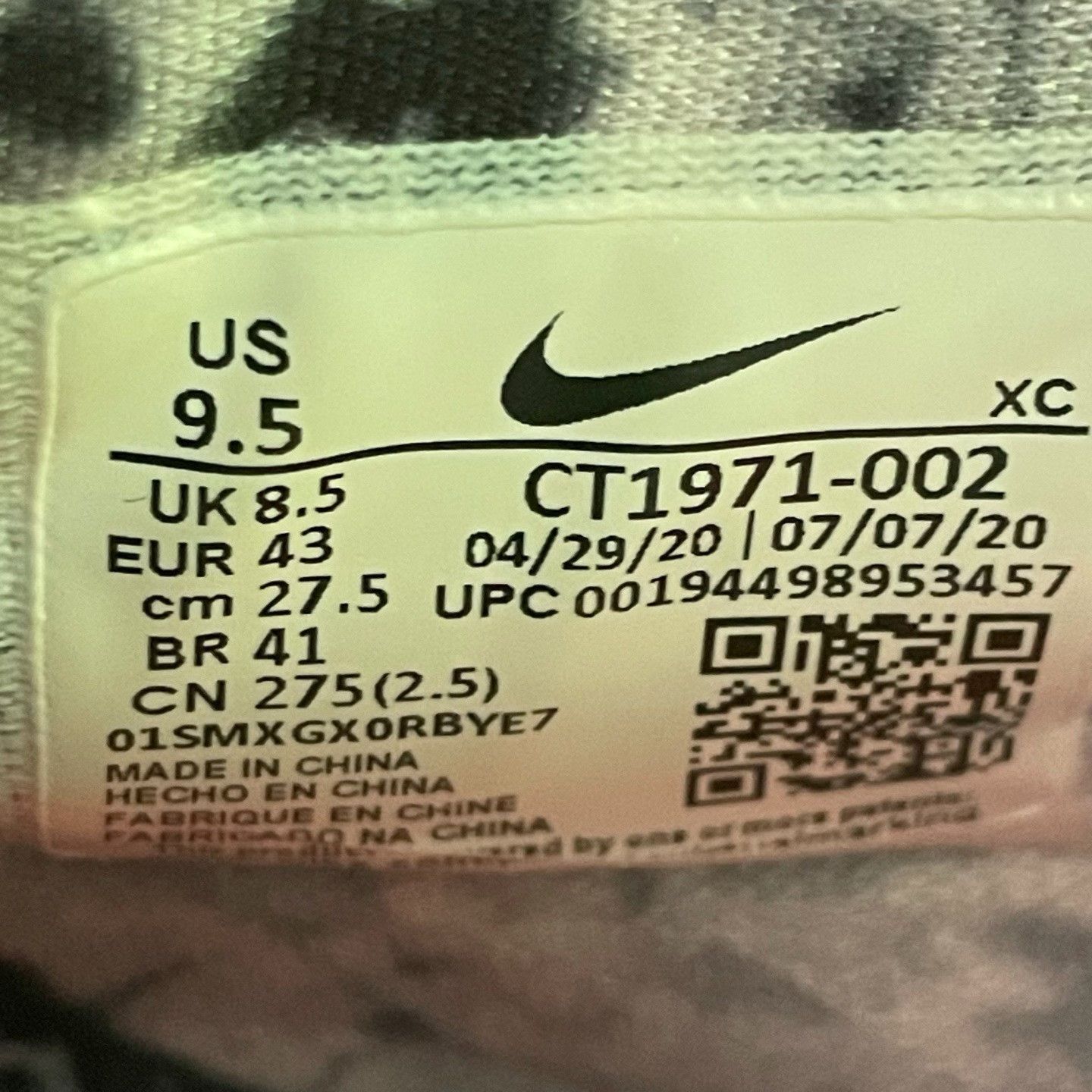 Nike Nike Black Lowtop Sneakers S Men Size US 10 / EU 43 - 5 Thumbnail