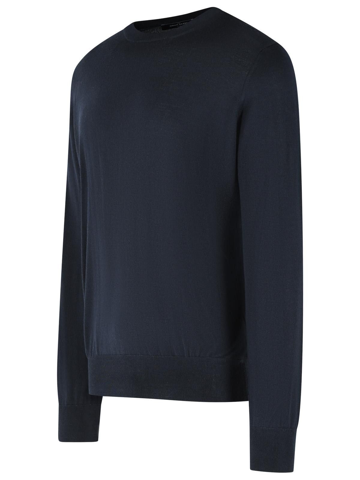 Gran Sasso GRAN SASSO Navy Virgin Wool Blend Sweater Size US XXL / EU 58 / 5 - 2 Thumbnail
