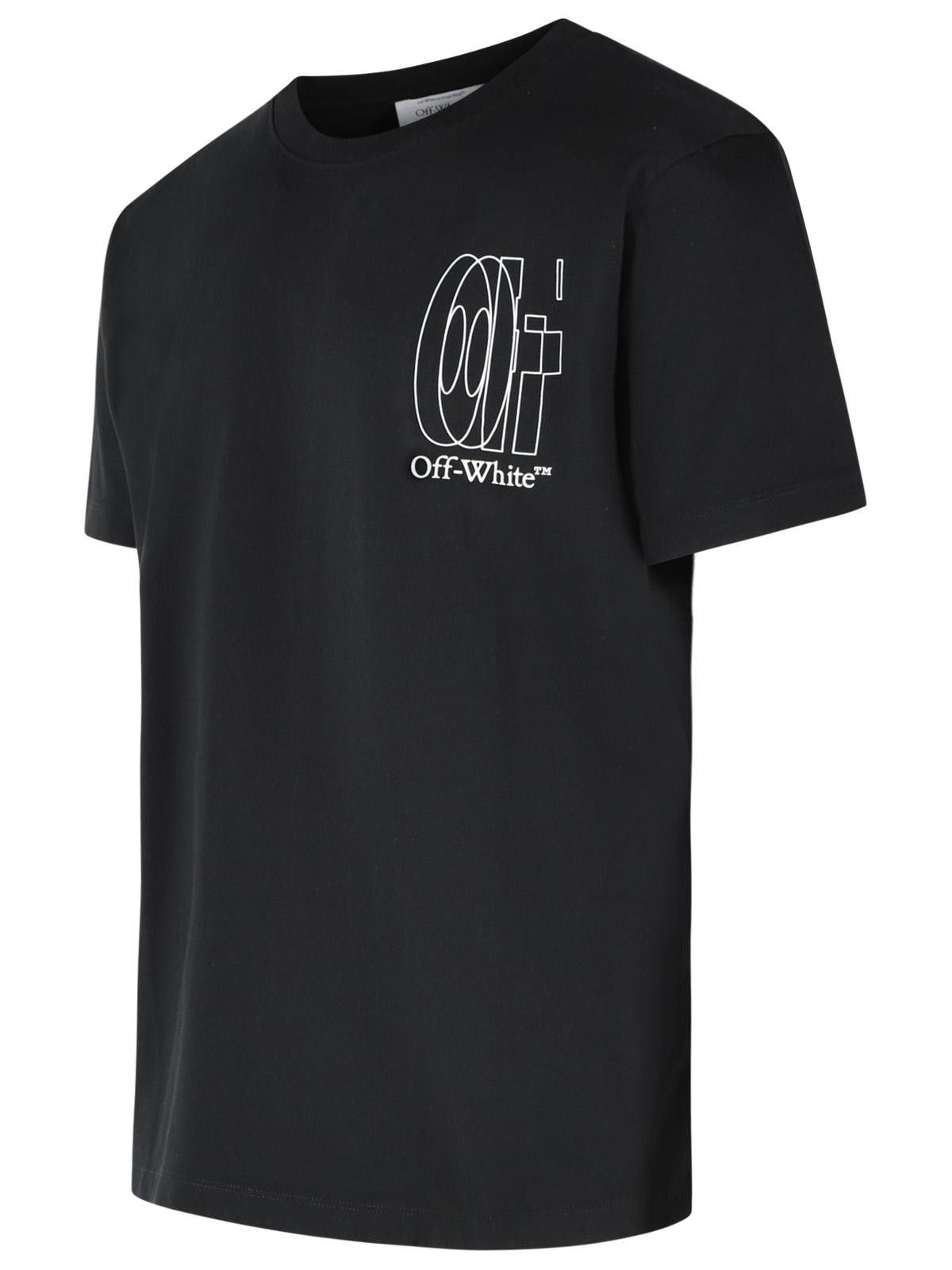 Off-White OFF-WHITE 'Big Double Arrow' Black Cotton T-Shirt Size US M / EU 48-50 / 2 - 2 Thumbnail