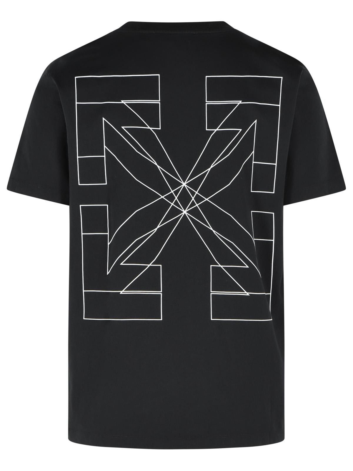 Off-White OFF-WHITE 'Big Double Arrow' Black Cotton T-Shirt Size US M / EU 48-50 / 2 - 3 Thumbnail