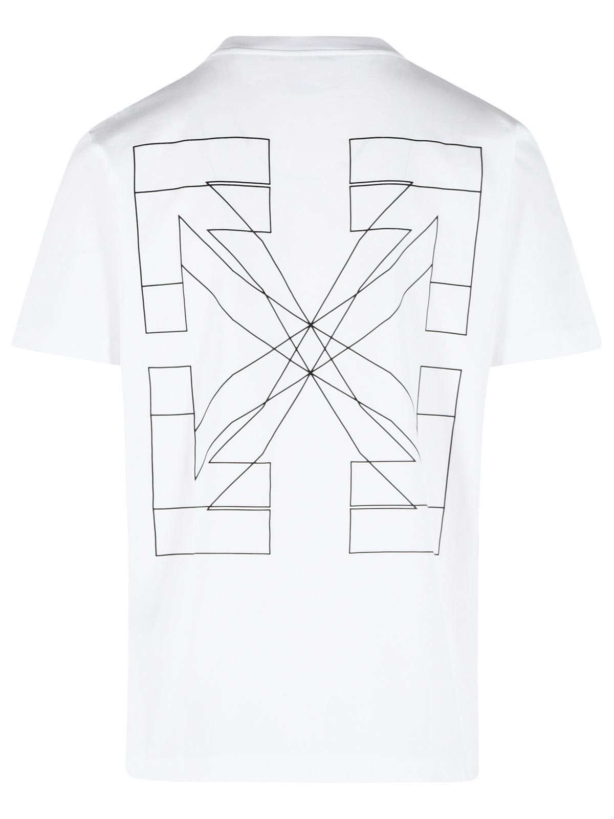 Off-White OFF-WHITE 'Big Double Arrow' White Cotton T-Shirt Size US XL / EU 56 / 4 - 3 Thumbnail