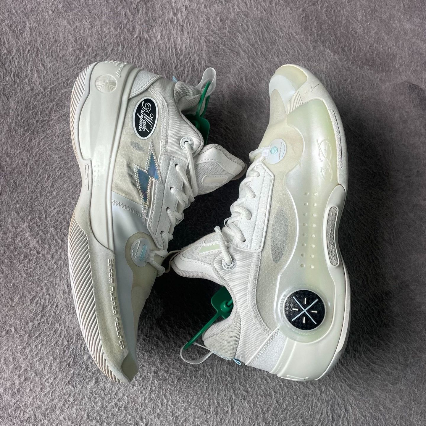 Li-Ning Li-Ning White Lowtop Sneakers 42 Men Size US 9 / EU 42 - 7 Thumbnail